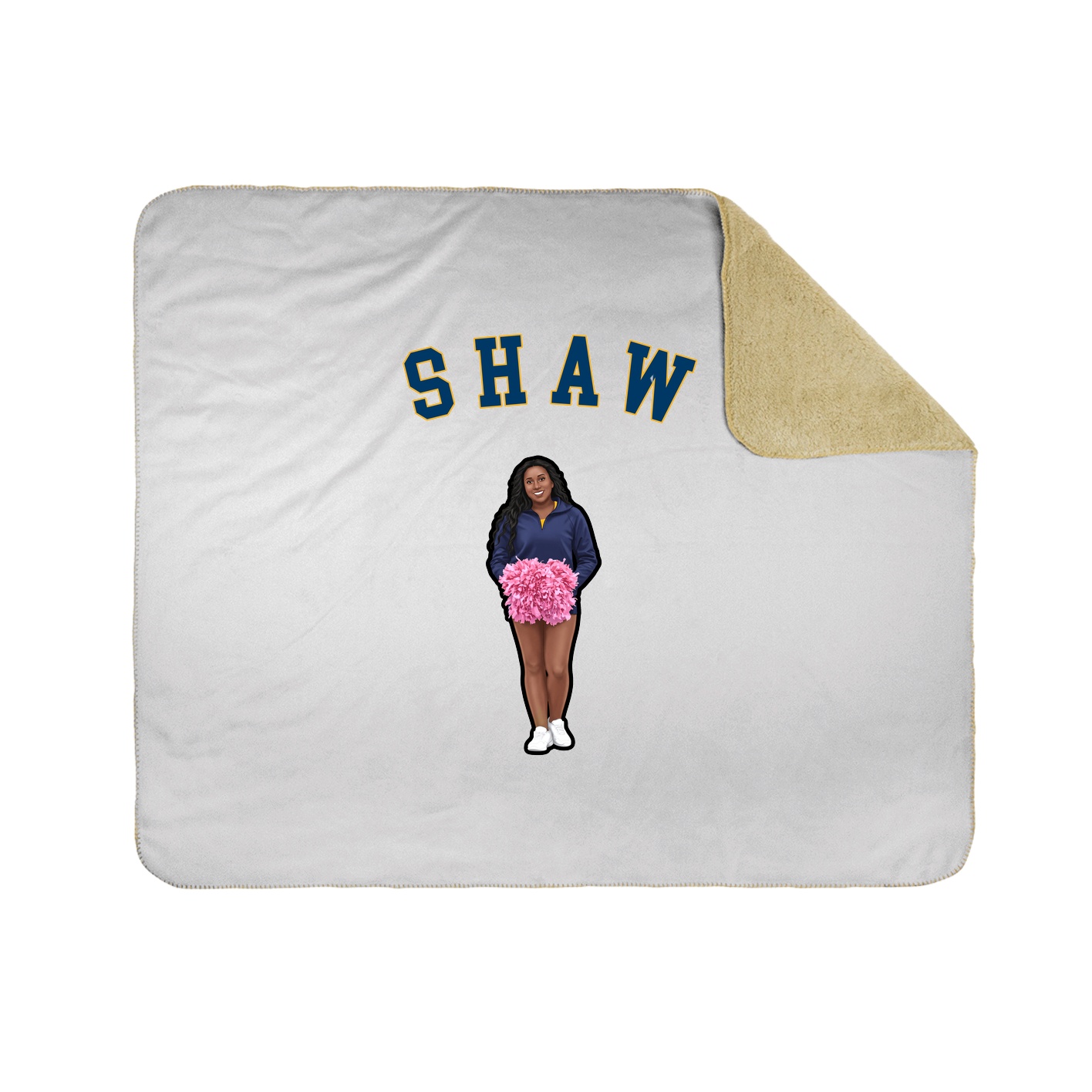 Throw Blanket — Shirsey Arch in White