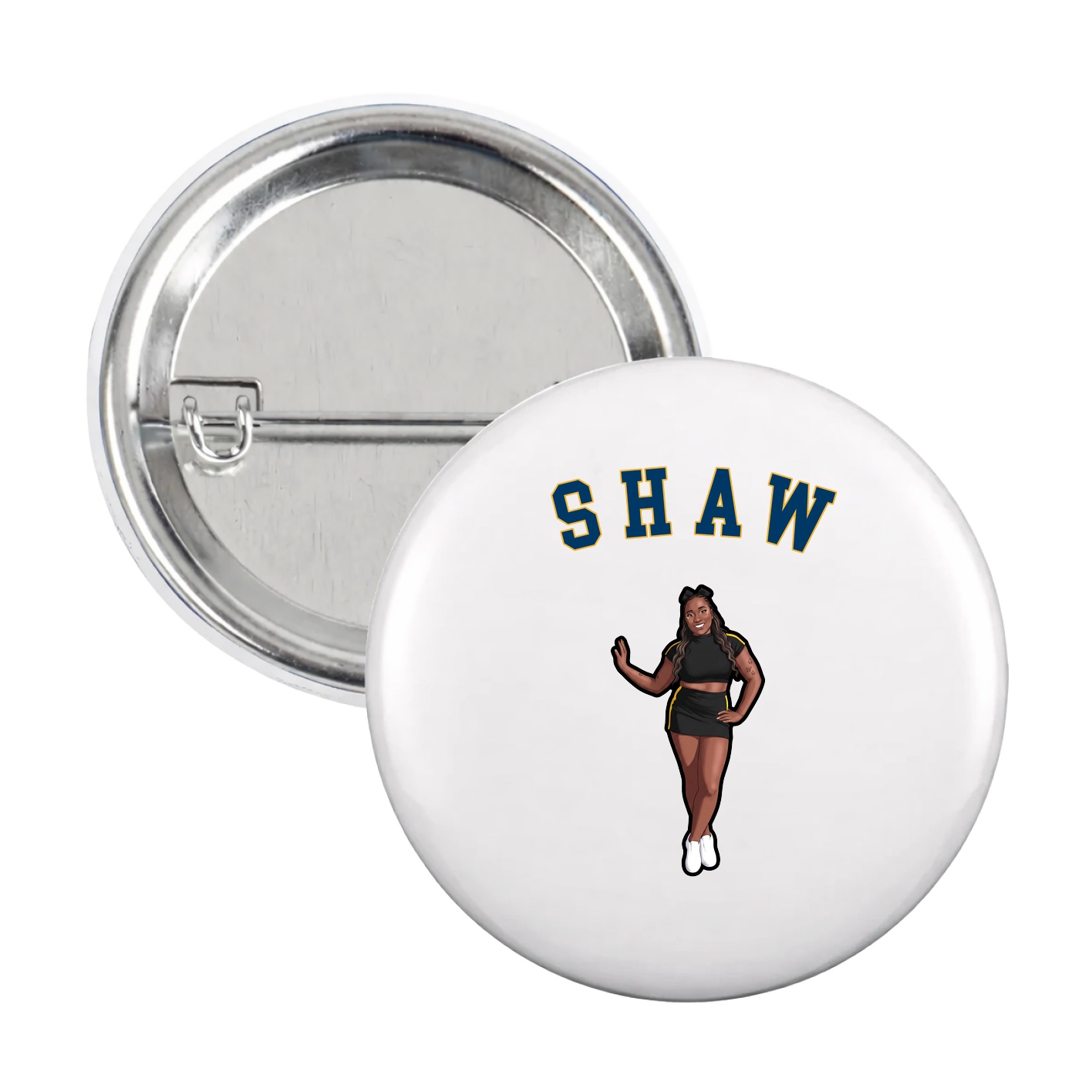 Game Day Button — Shirsey Arch in White