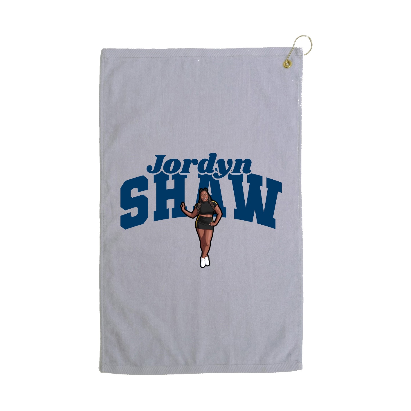 Golf Towel — Signature Arch in Grey