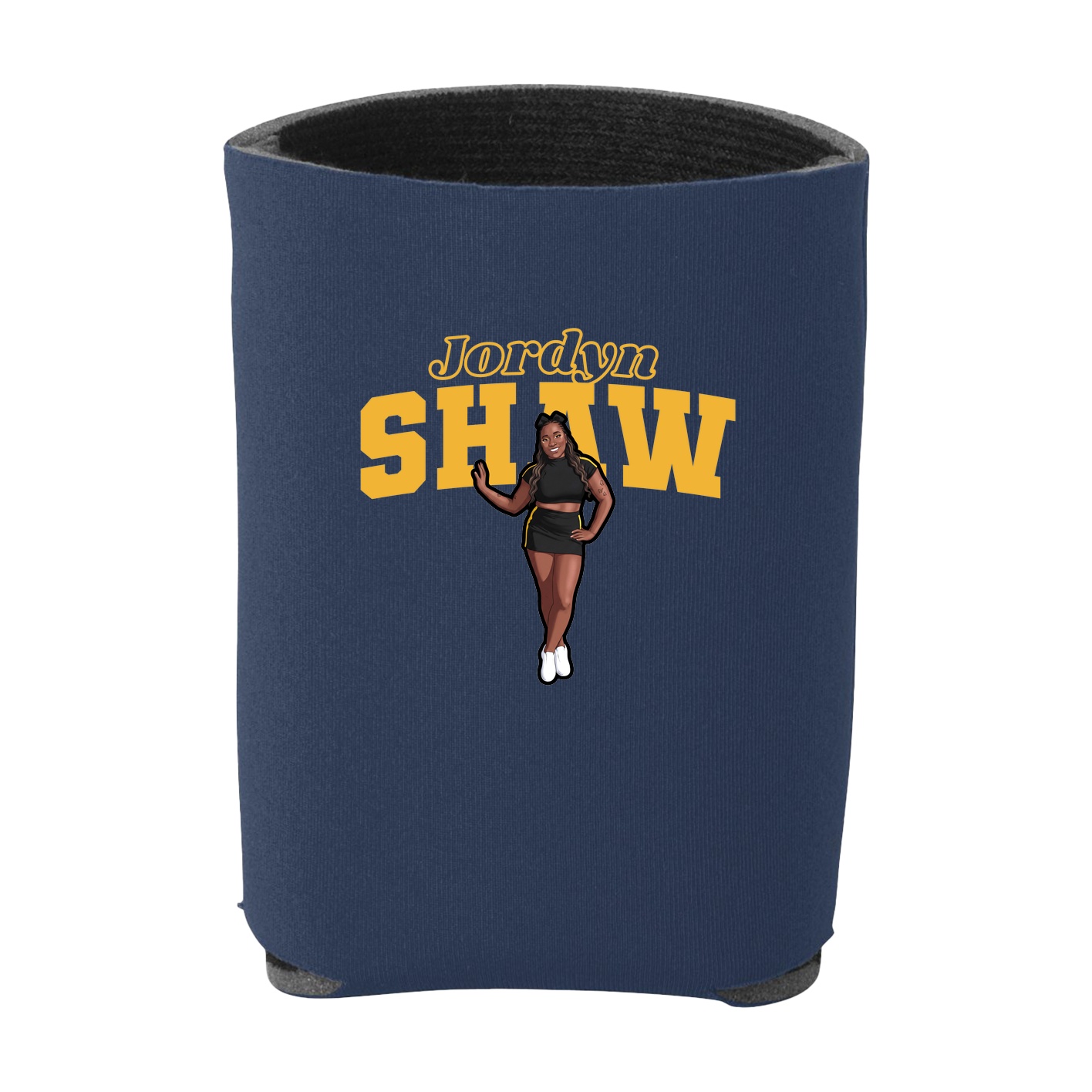 Can Holder — Name Arch in Navy