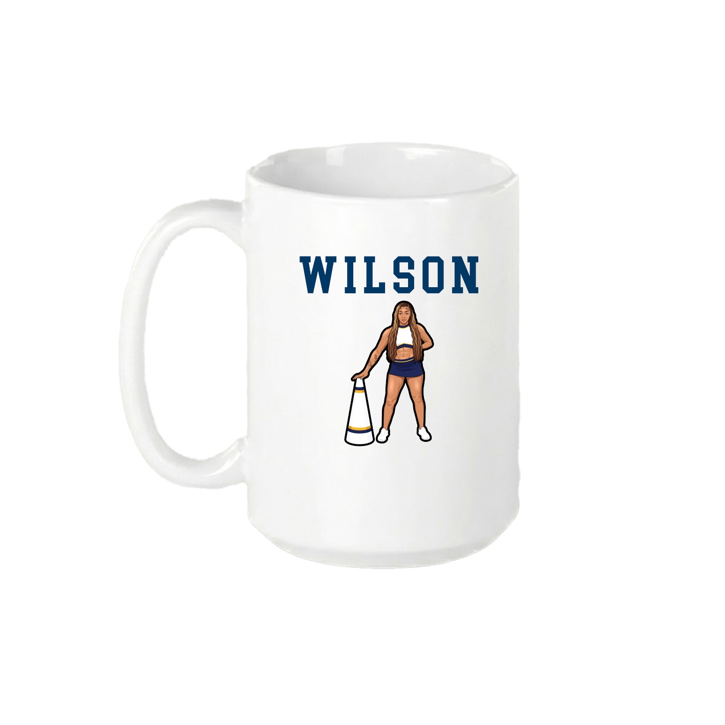 15oz Coffee Mug — Shirsey in White