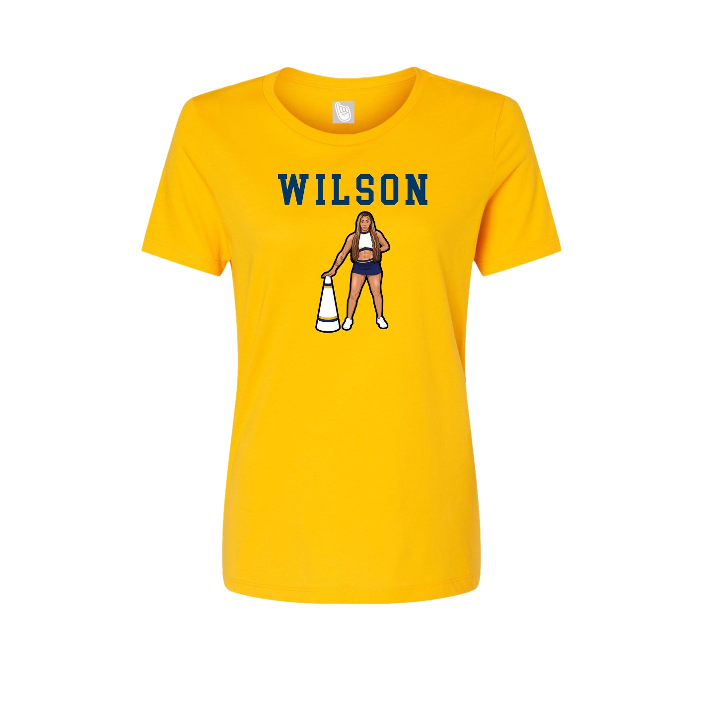 Fitted Women's Tee — Shirsey in Gold