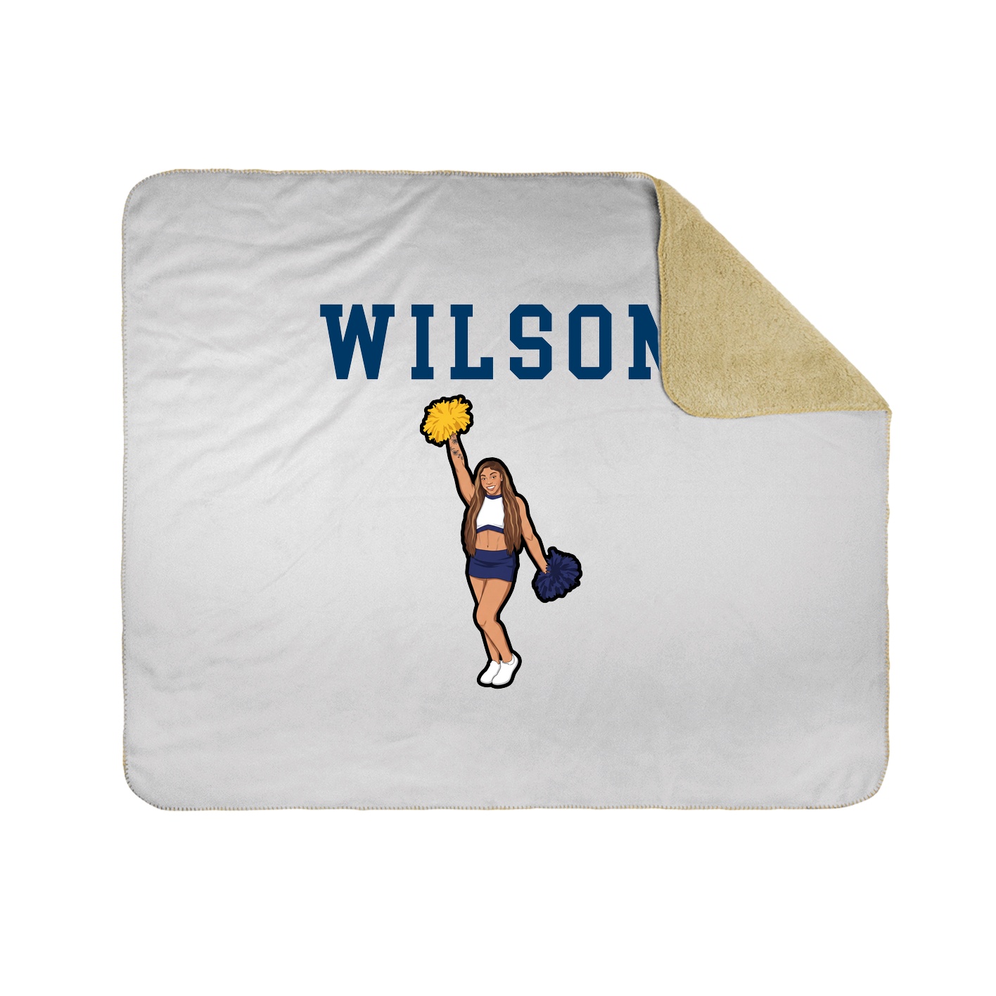 Throw Blanket — Shirsey in White