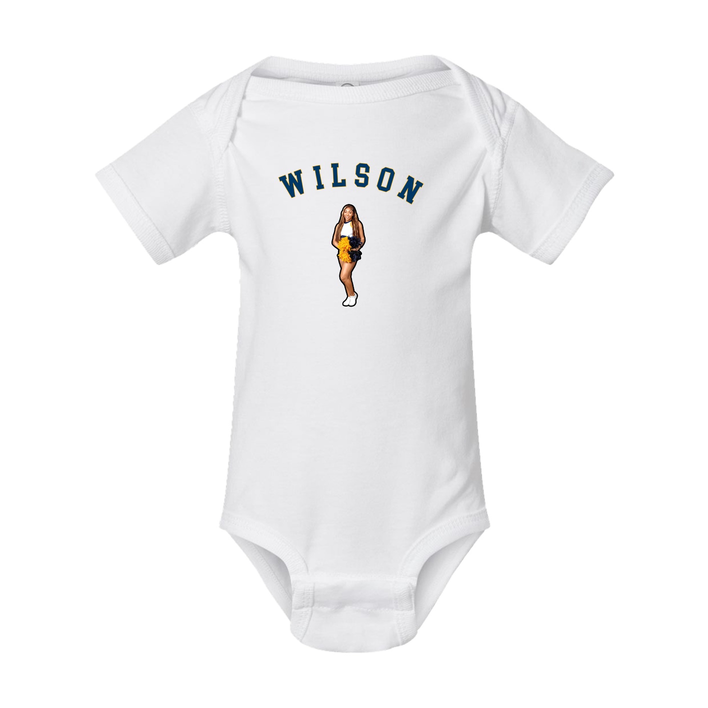 Baby Onesie — Shirsey Arch in White