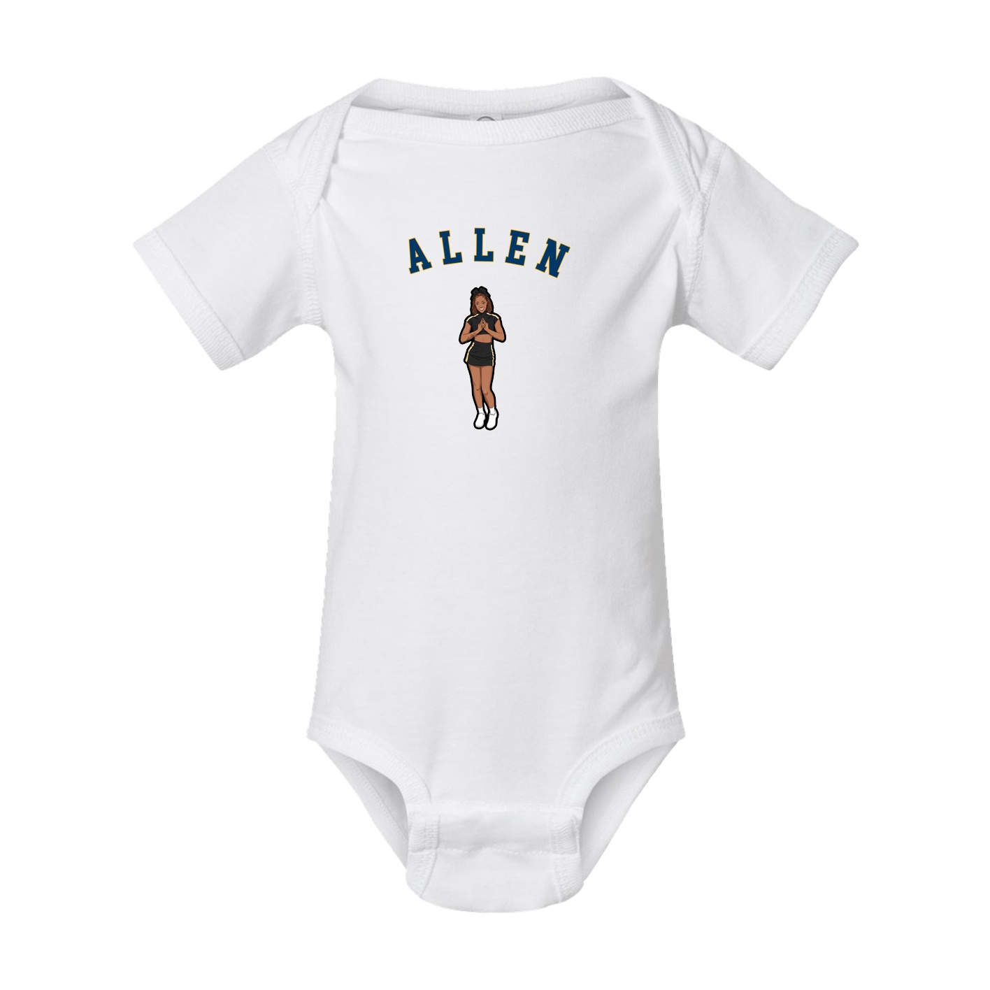 Baby Onesie — Shirsey Arch in White