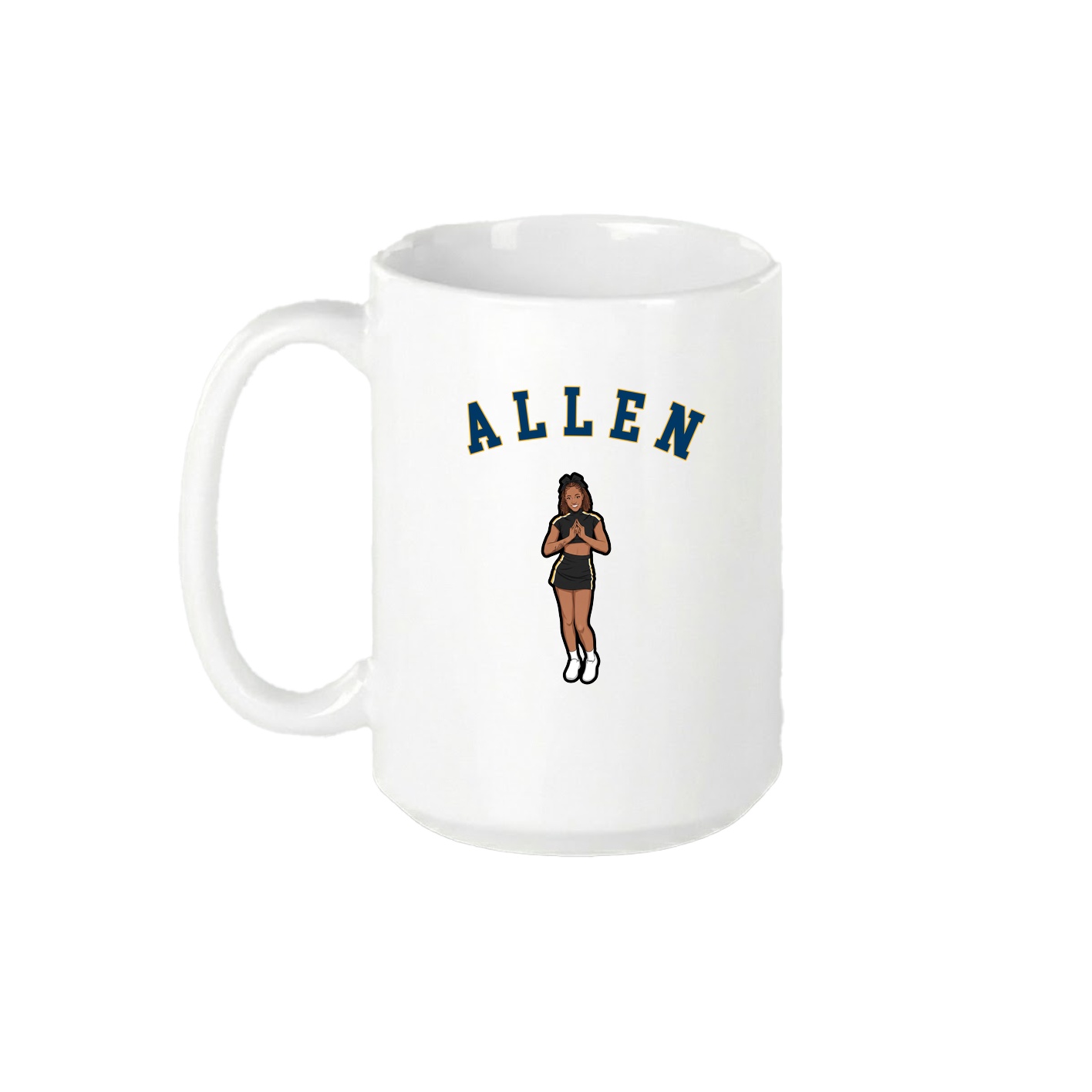 15oz Coffee Mug — Shirsey Arch in White