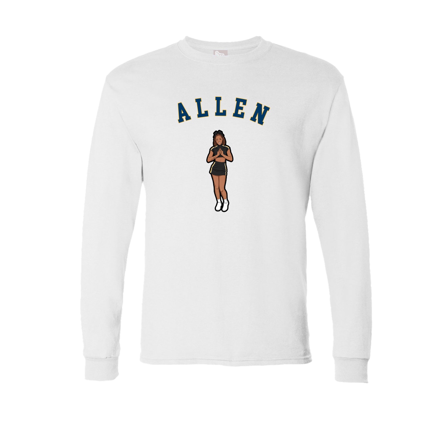 Long Sleeve Tee — Shirsey Arch in White