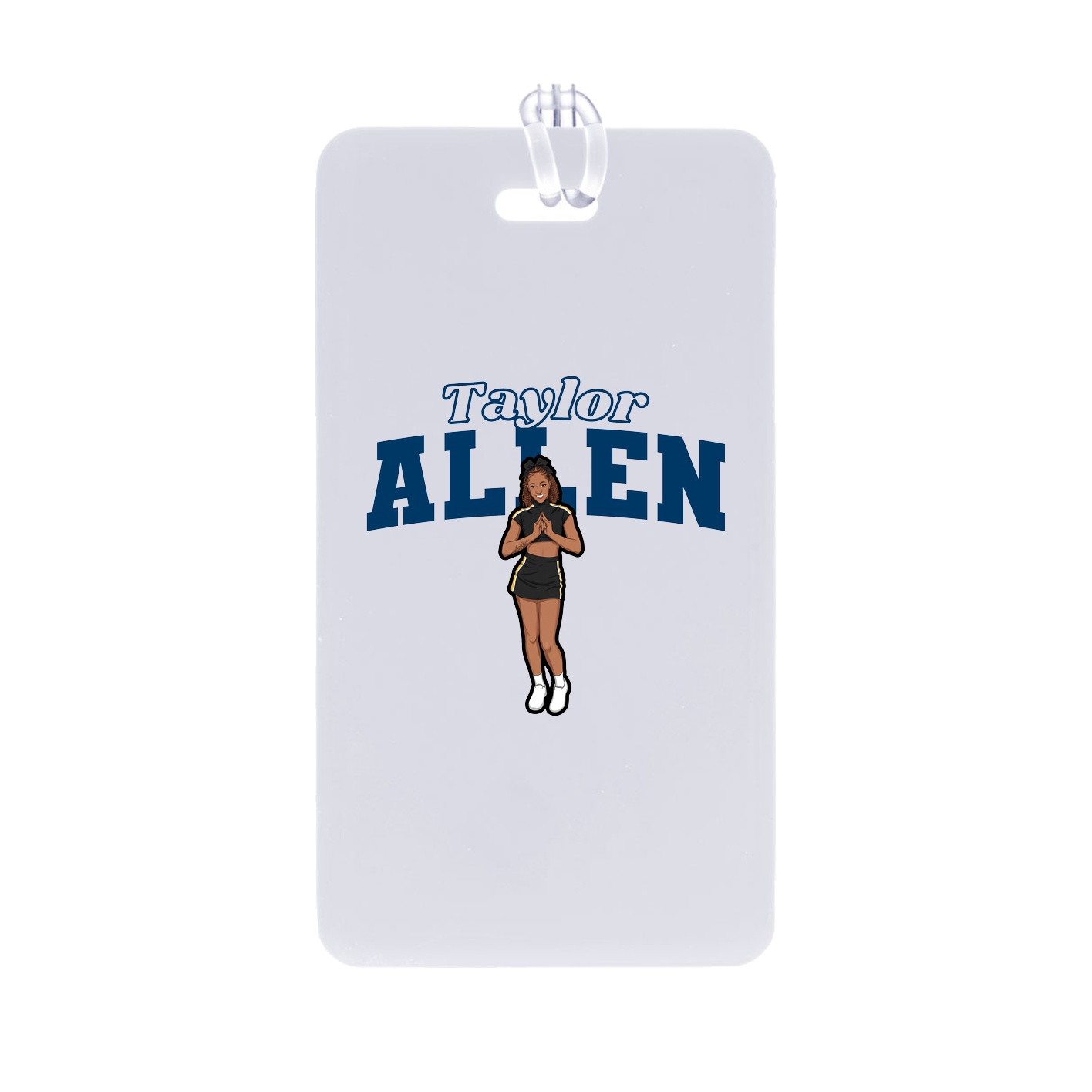 Bag Tag — Name Arch in Classic