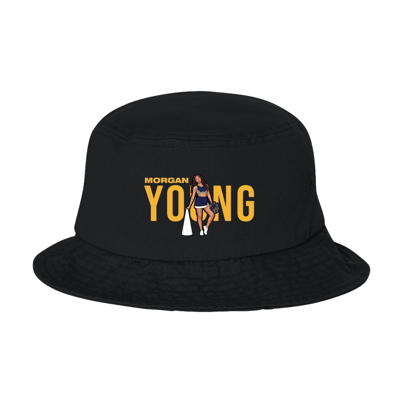 Bucket Cap — Player Name in Black