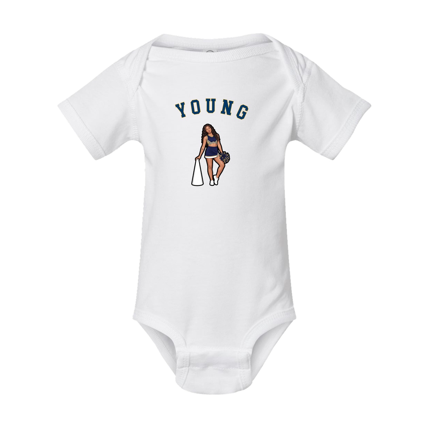 Baby Onesie — Shirsey Arch in White