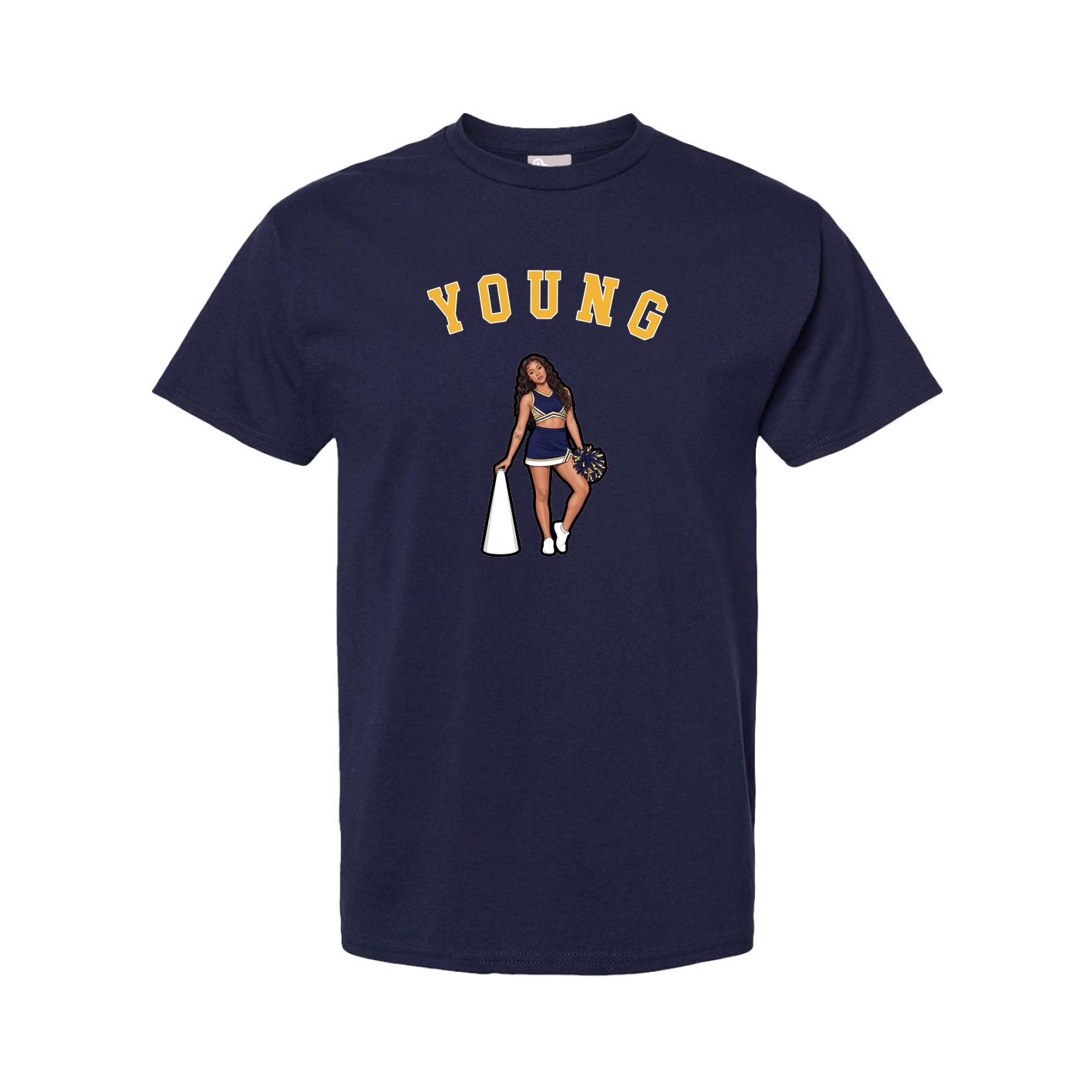 Youth Tee — Shirsey Arch in Navy