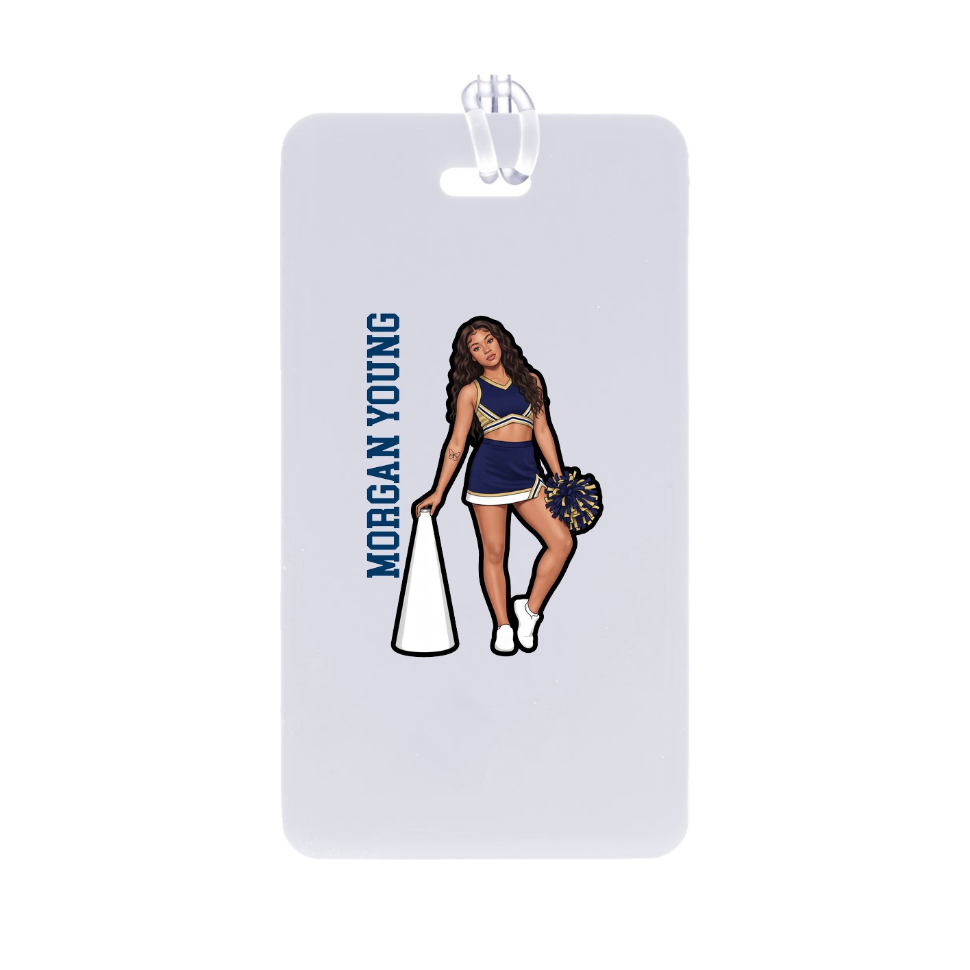 Bag Tag — Name Vertical in Classic