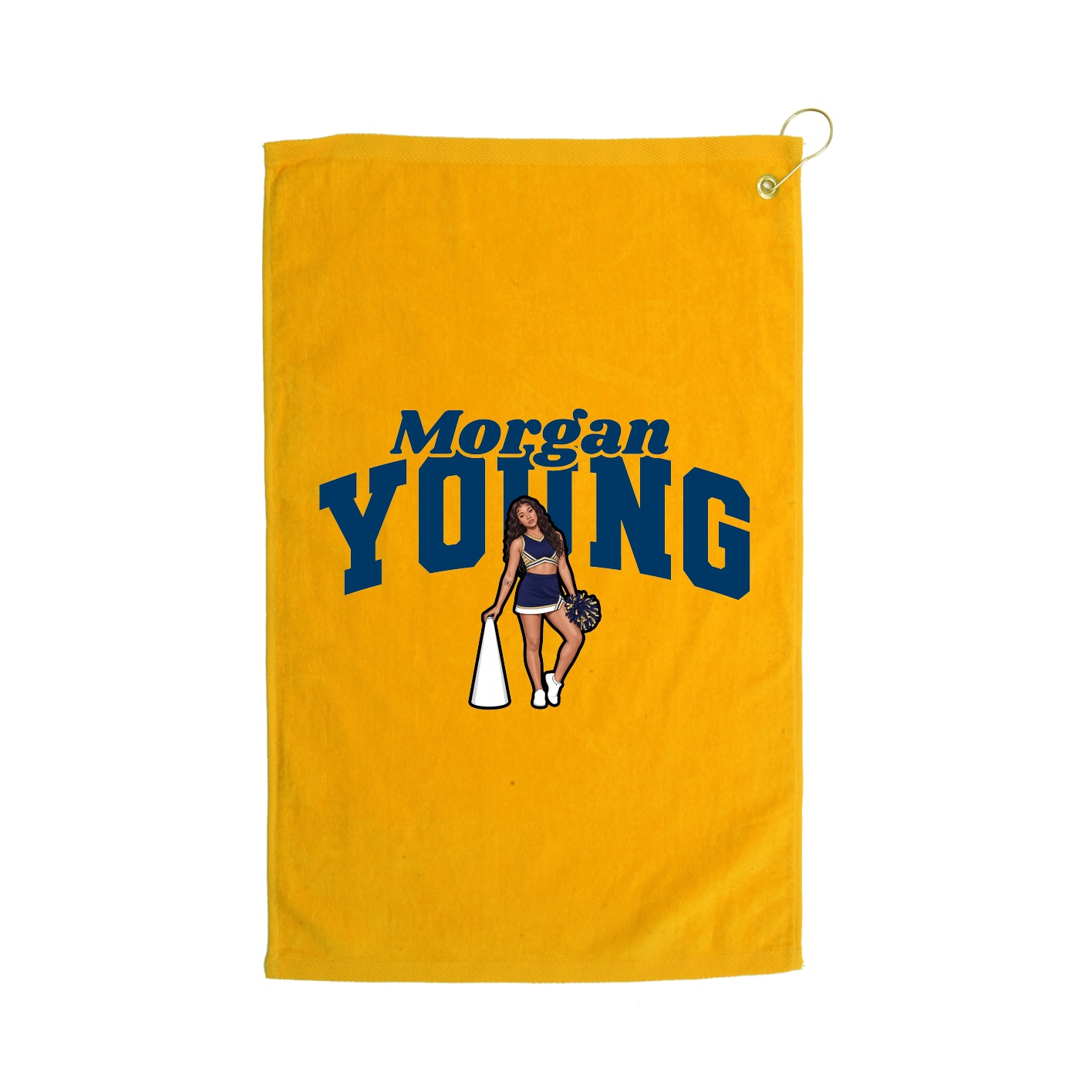 Golf Towel — Signature Arch in Gold