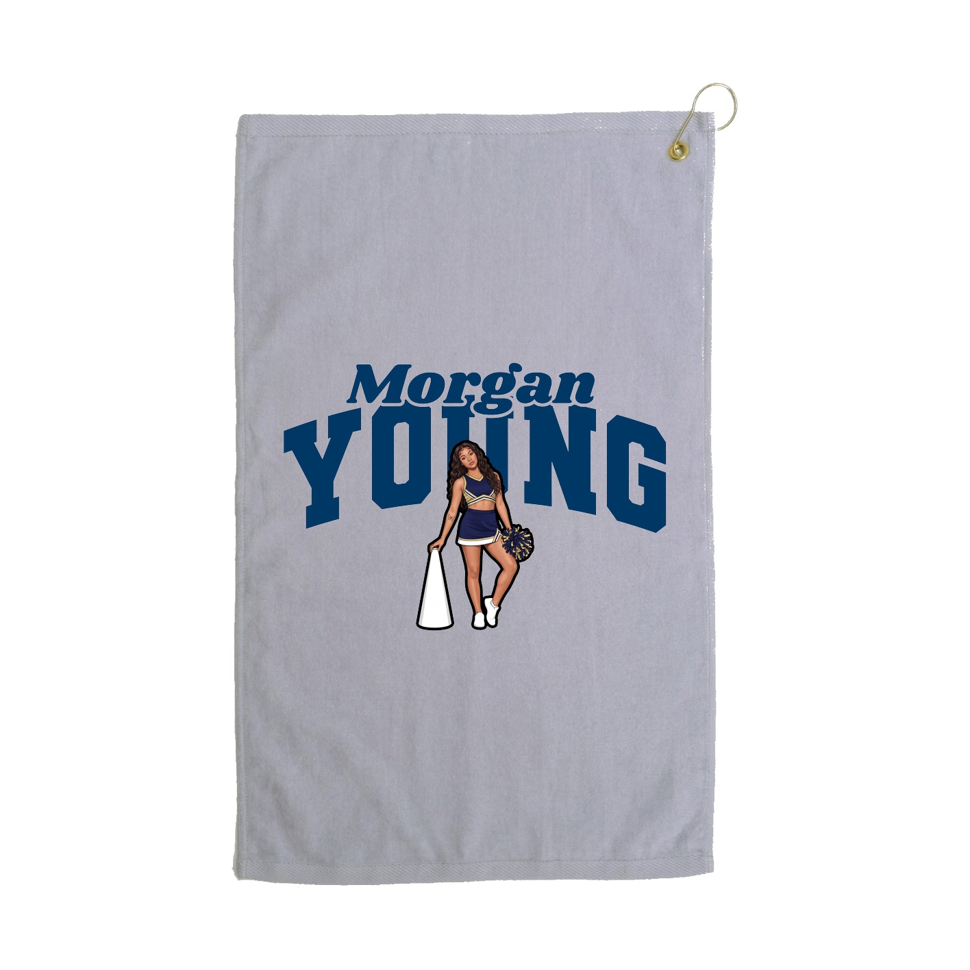 Golf Towel — Signature Arch in Grey