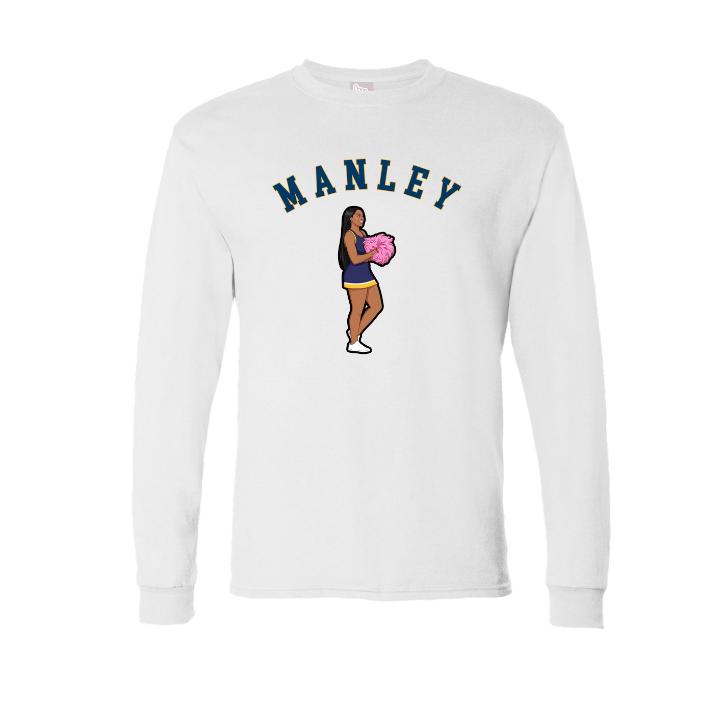 Long Sleeve Tee — Shirsey Arch in White