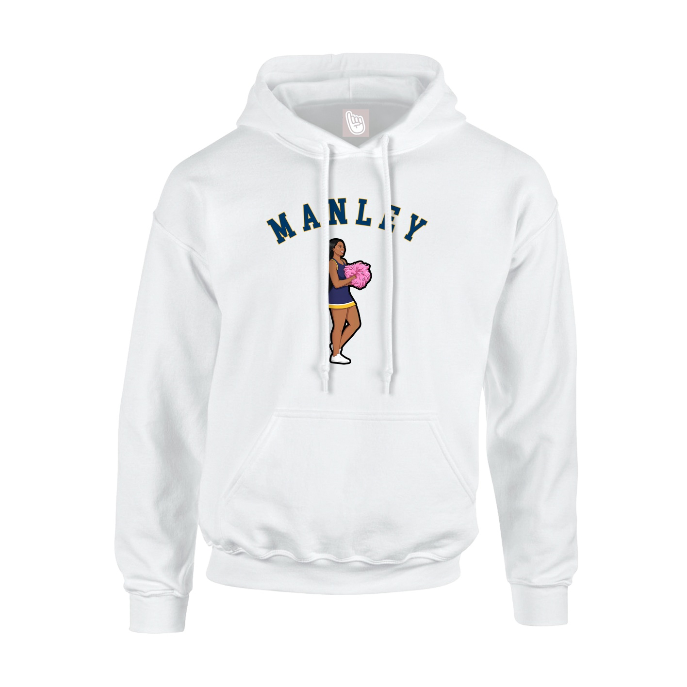 Hoodie — Shirsey Arch in White