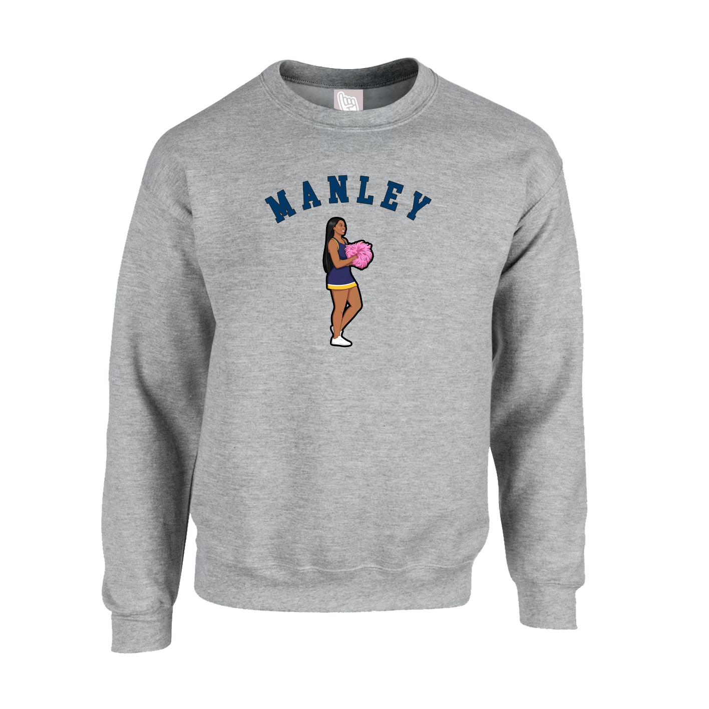 Fleece Crew — Shirsey Arch in Grey