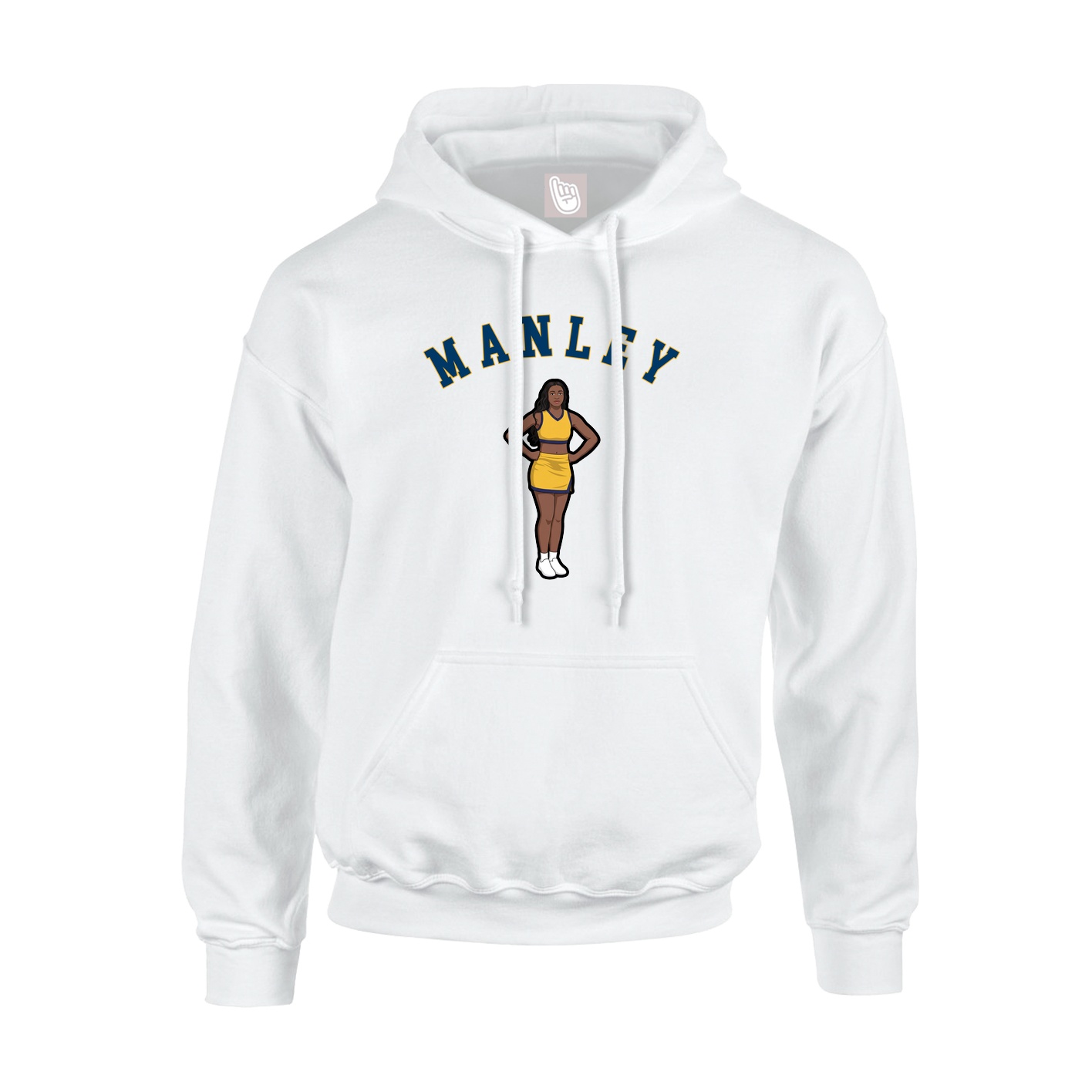 Youth Hoodie — Shirsey Arch in White