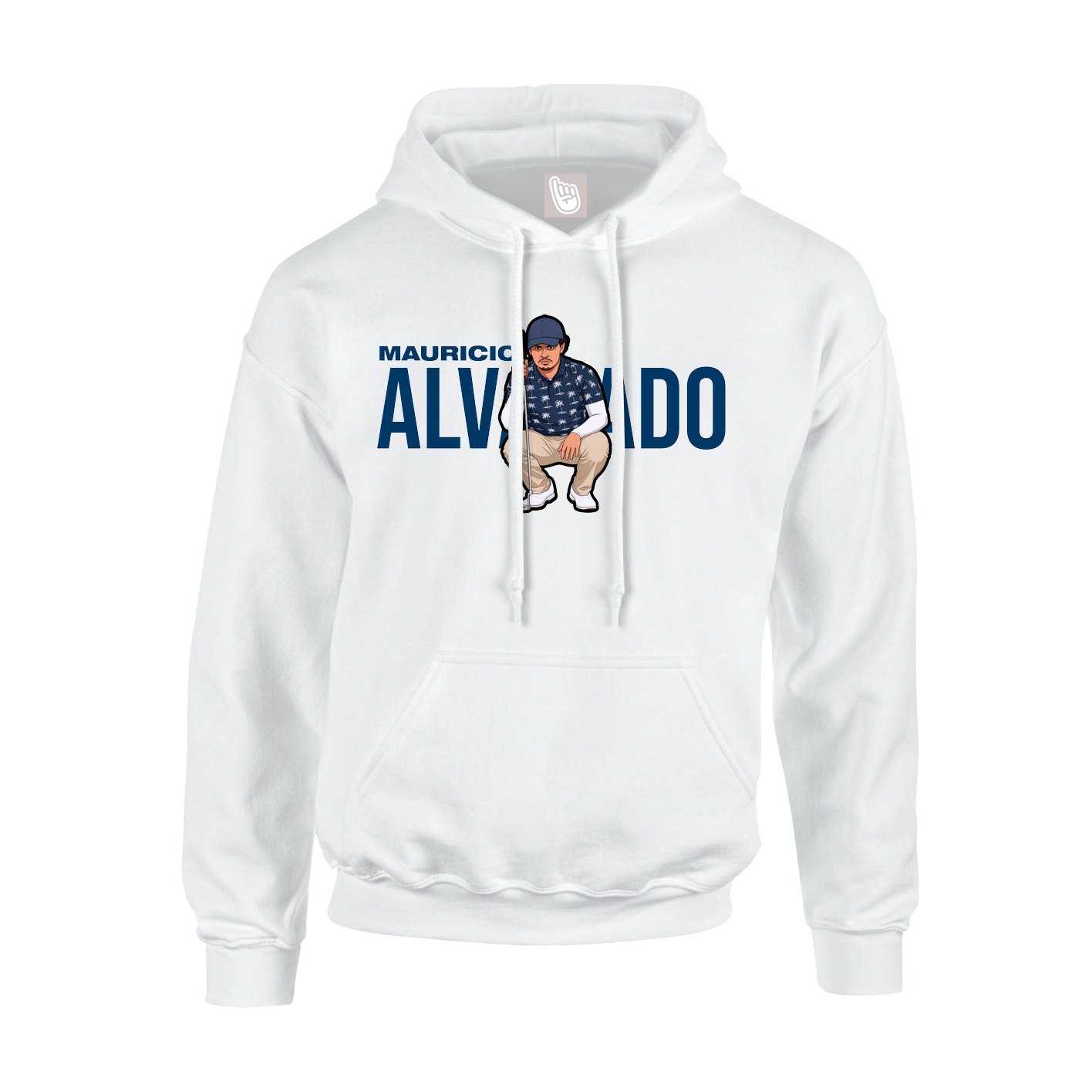 Hoodie — Player Name in White