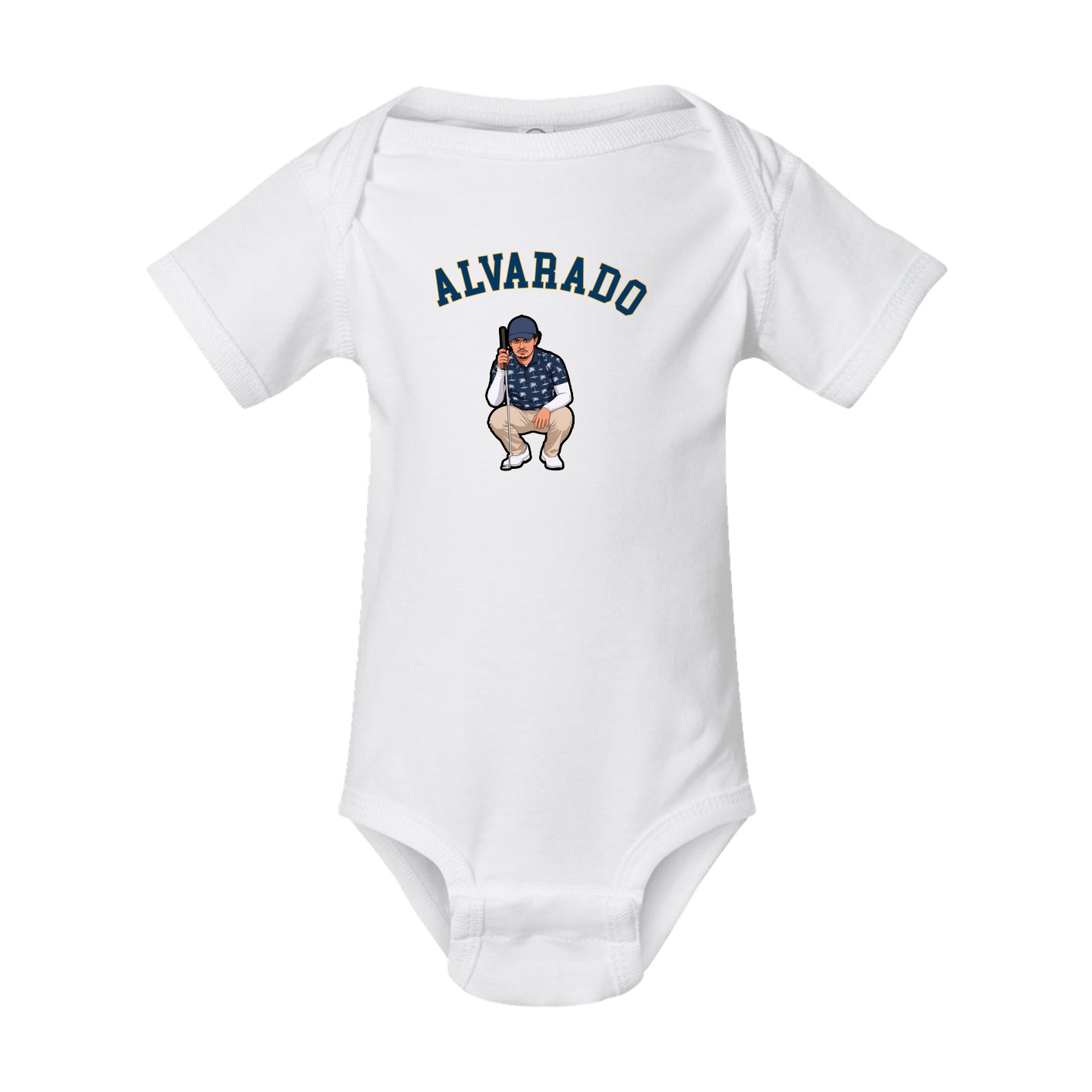 Baby Onesie — Shirsey Arch in White
