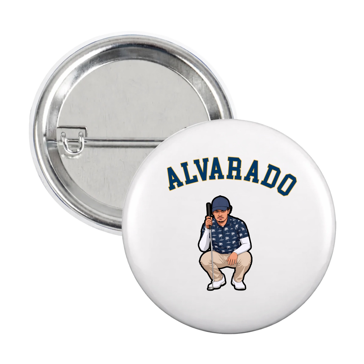 Game Day Button — Shirsey Arch in White