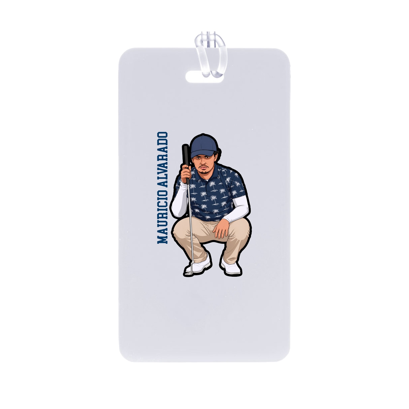 Bag Tag — Name Vertical in Classic