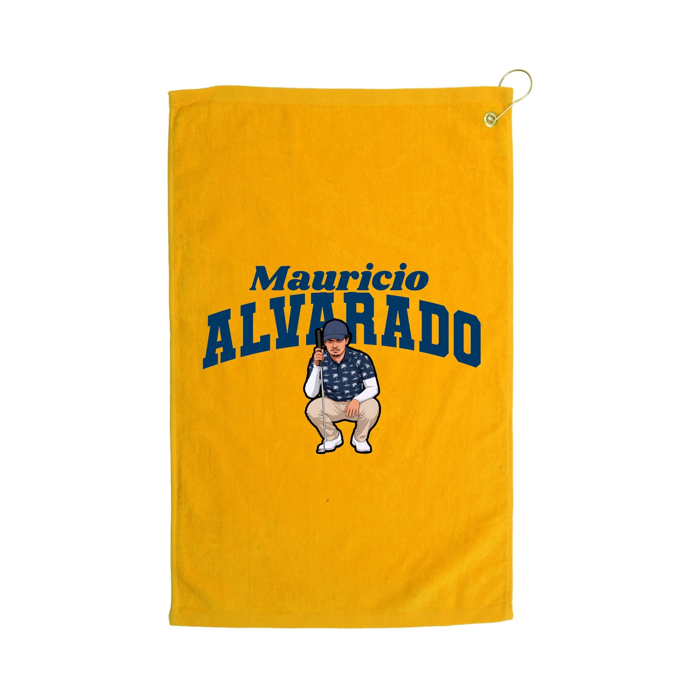 Golf Towel — Signature Arch in Gold