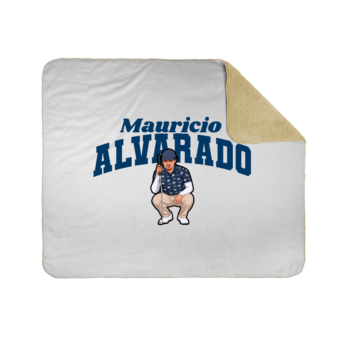 Throw Blanket — Signature Arch in White