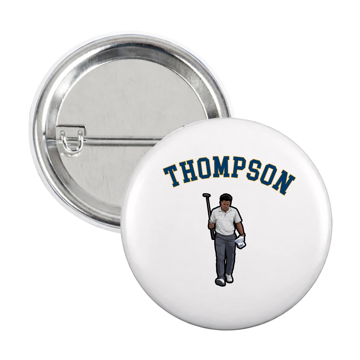 Game Day Button — Shirsey Arch in White