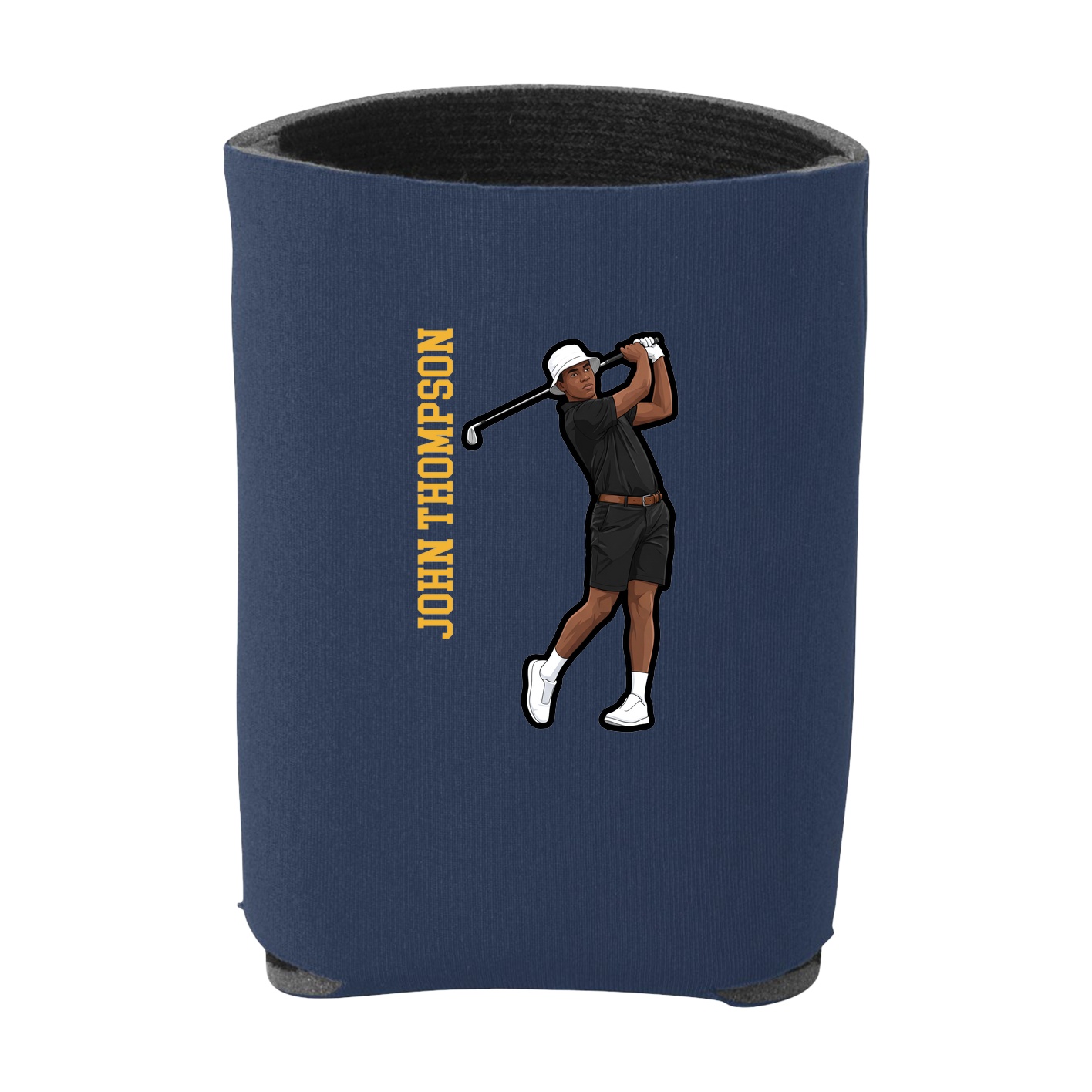Can Holder — Name Vertical in Navy