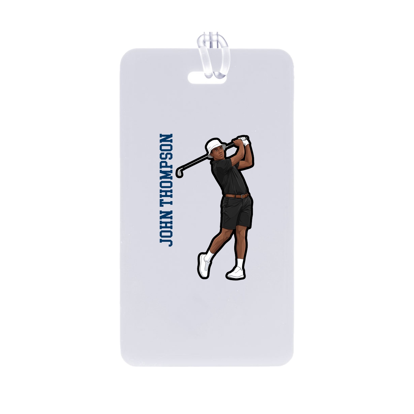 Bag Tag — Name Vertical in Classic