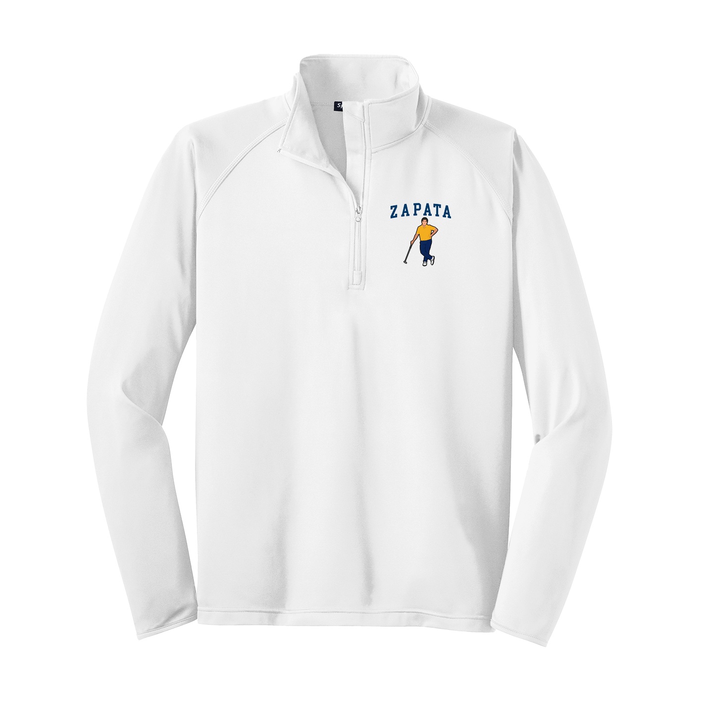 Q-Zip Pullover — Shirsey in White