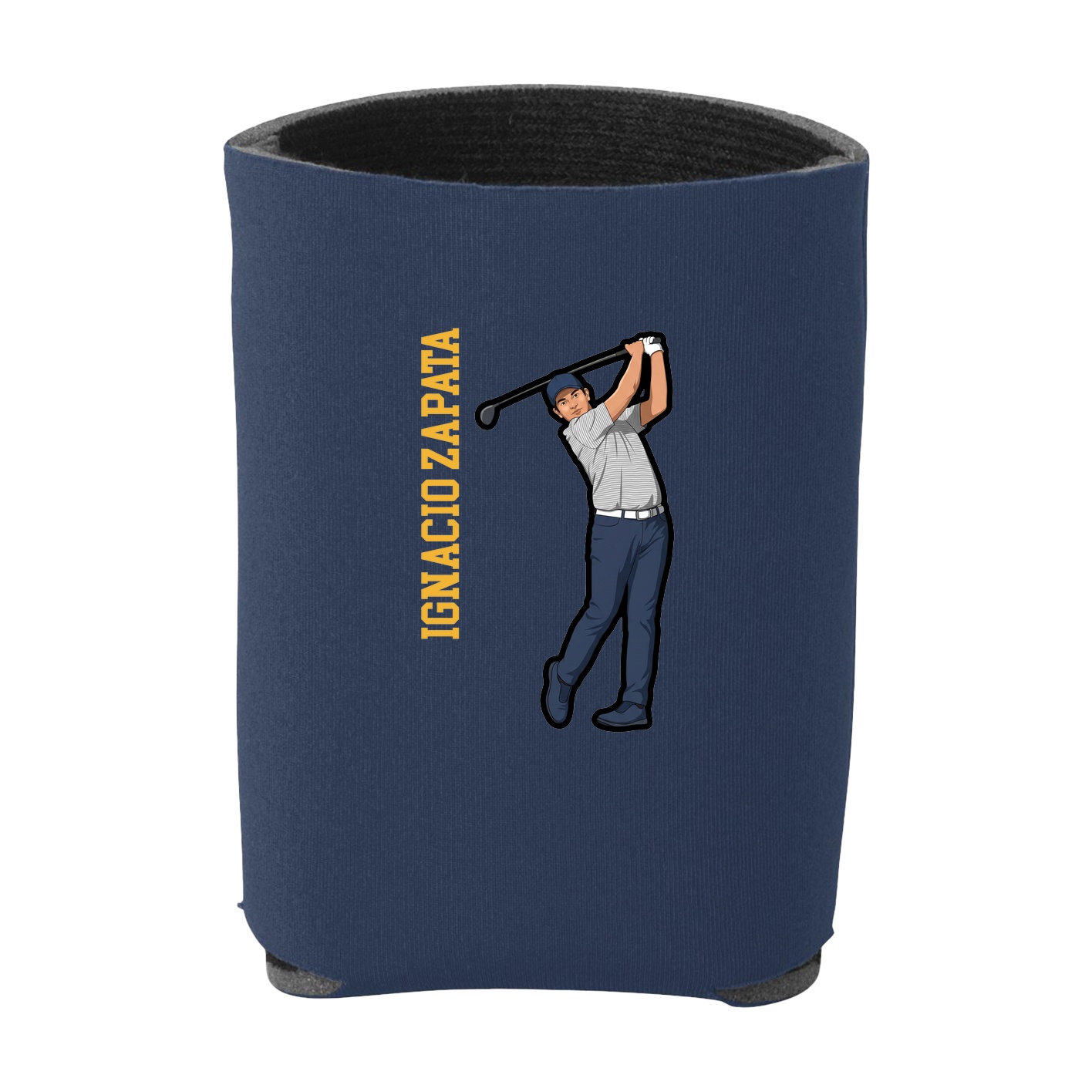 Can Holder — Name Vertical in Navy