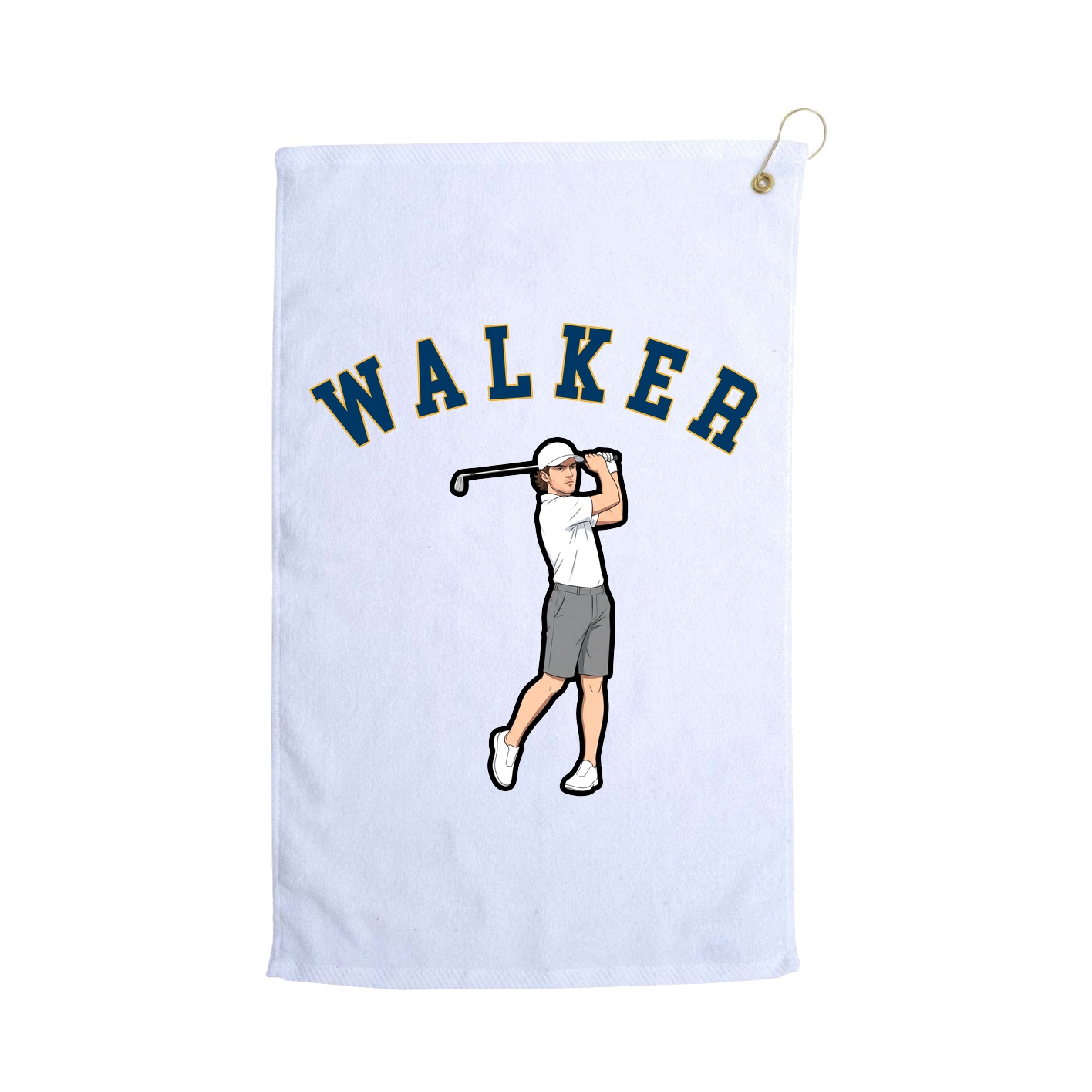 Golf Towel — Shirsey Arch in White
