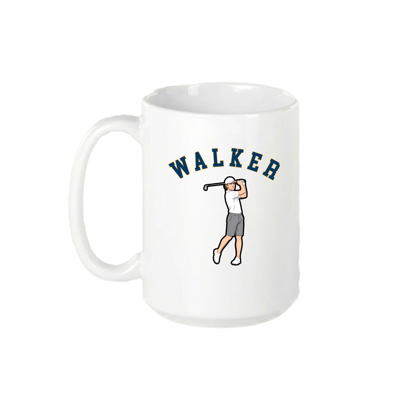 15oz Coffee Mug — Shirsey Arch in White