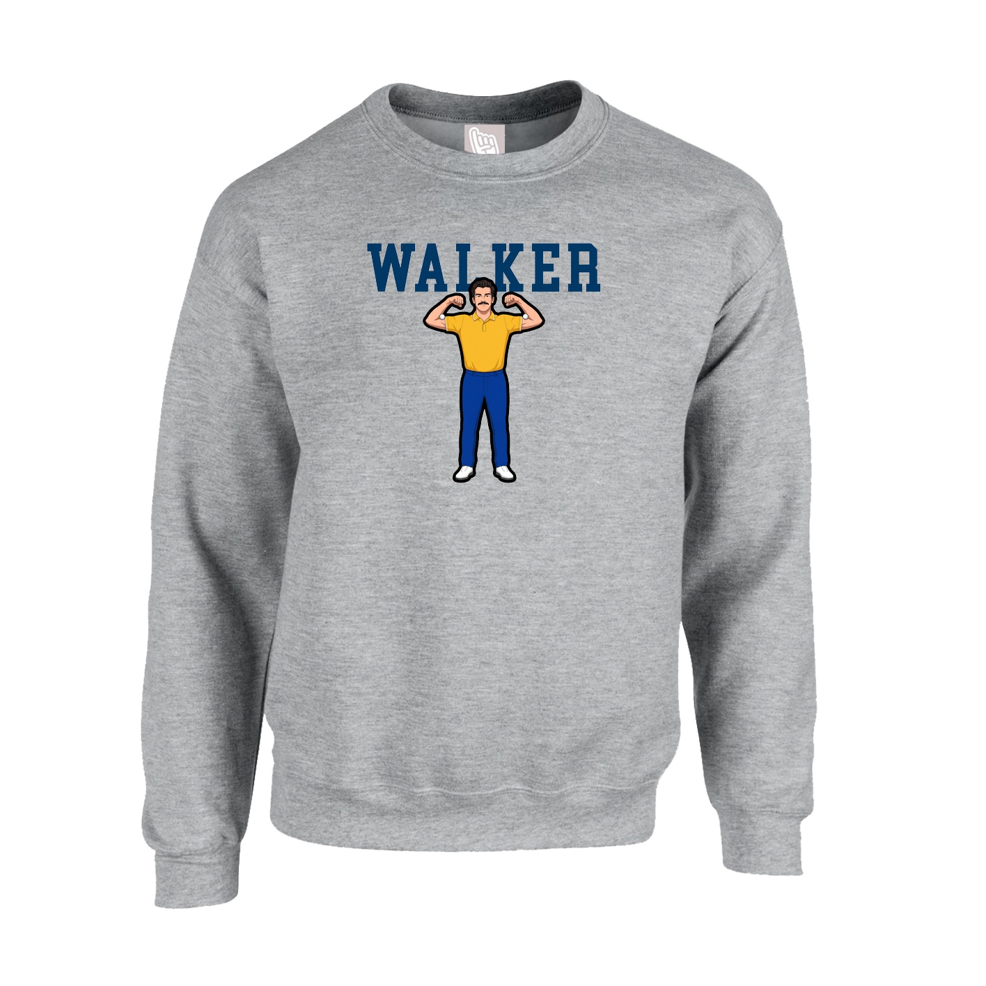 Fleece Crew — Shirsey in Grey