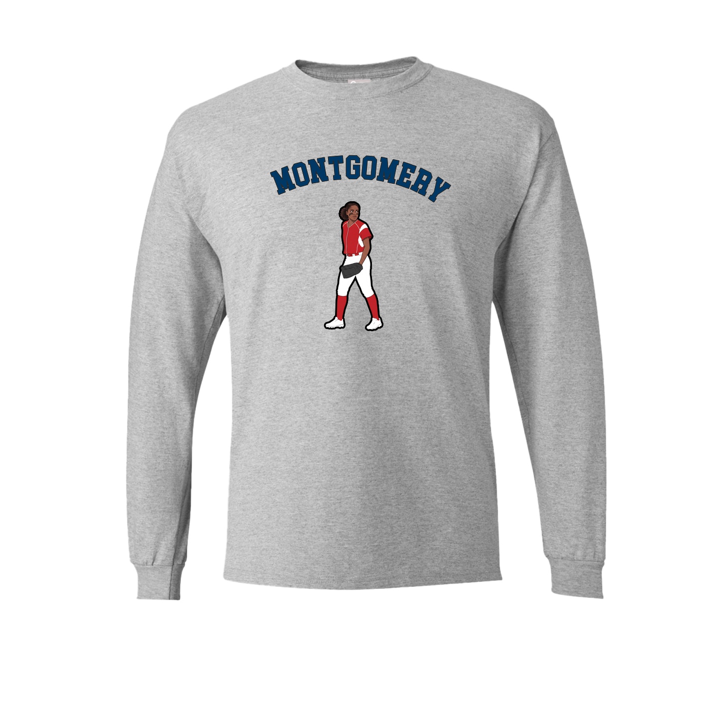 Long Sleeve Tee — Shirsey Arch in Grey