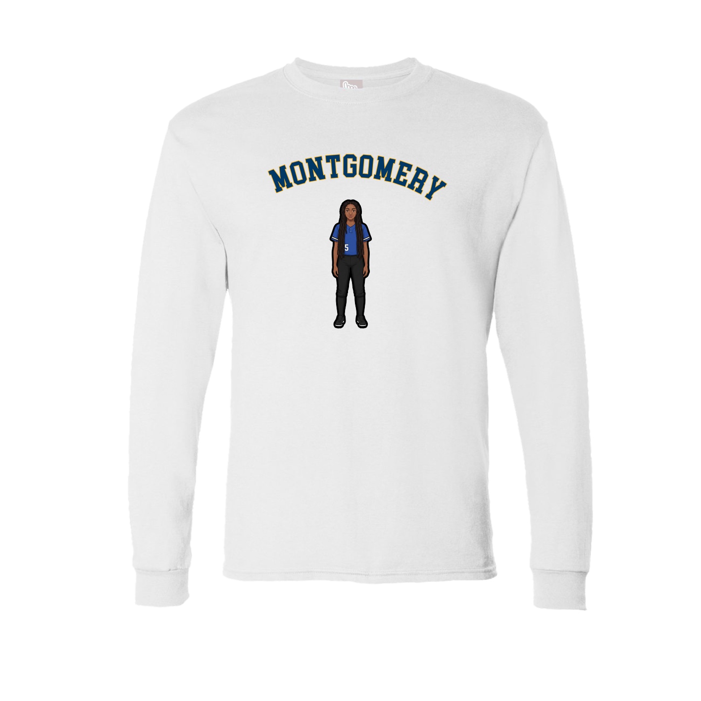 Long Sleeve Tee — Shirsey Arch in White