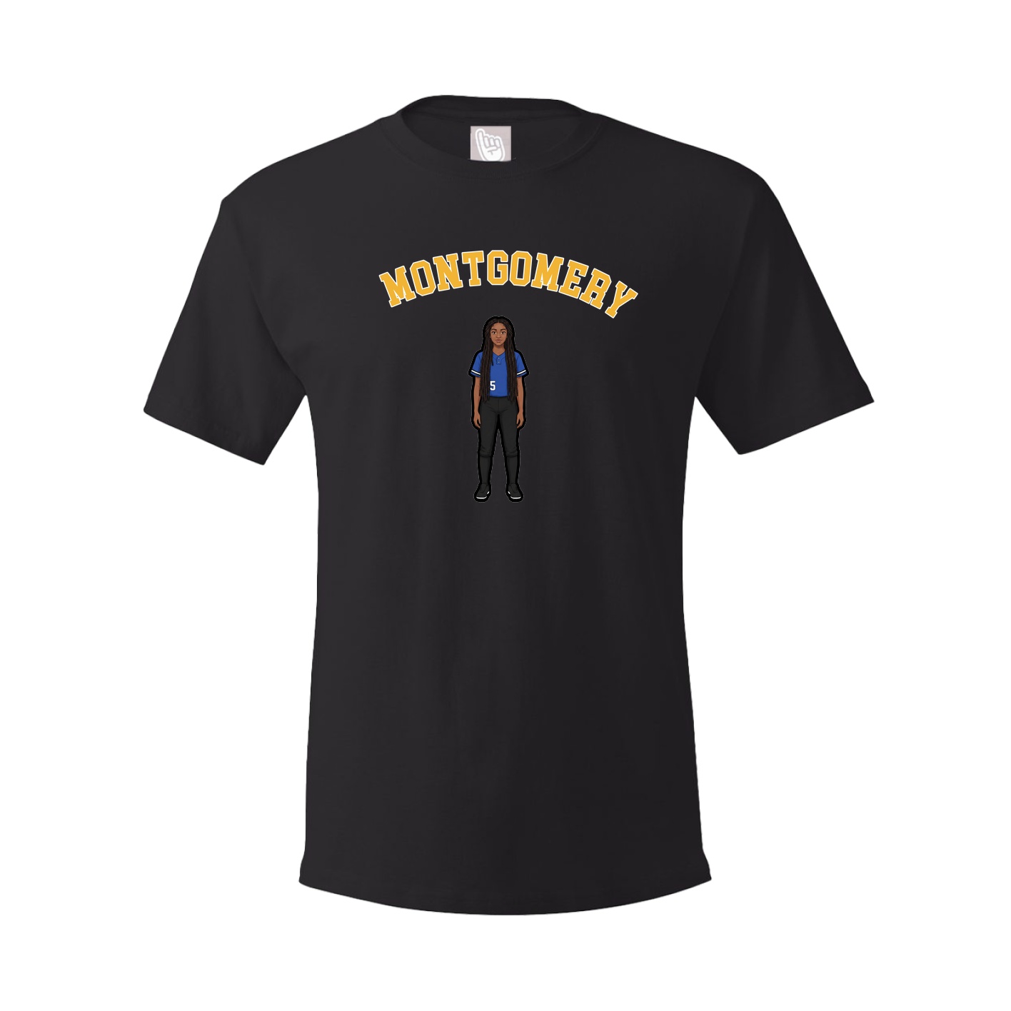 Youth Tee — Shirsey Arch in Black