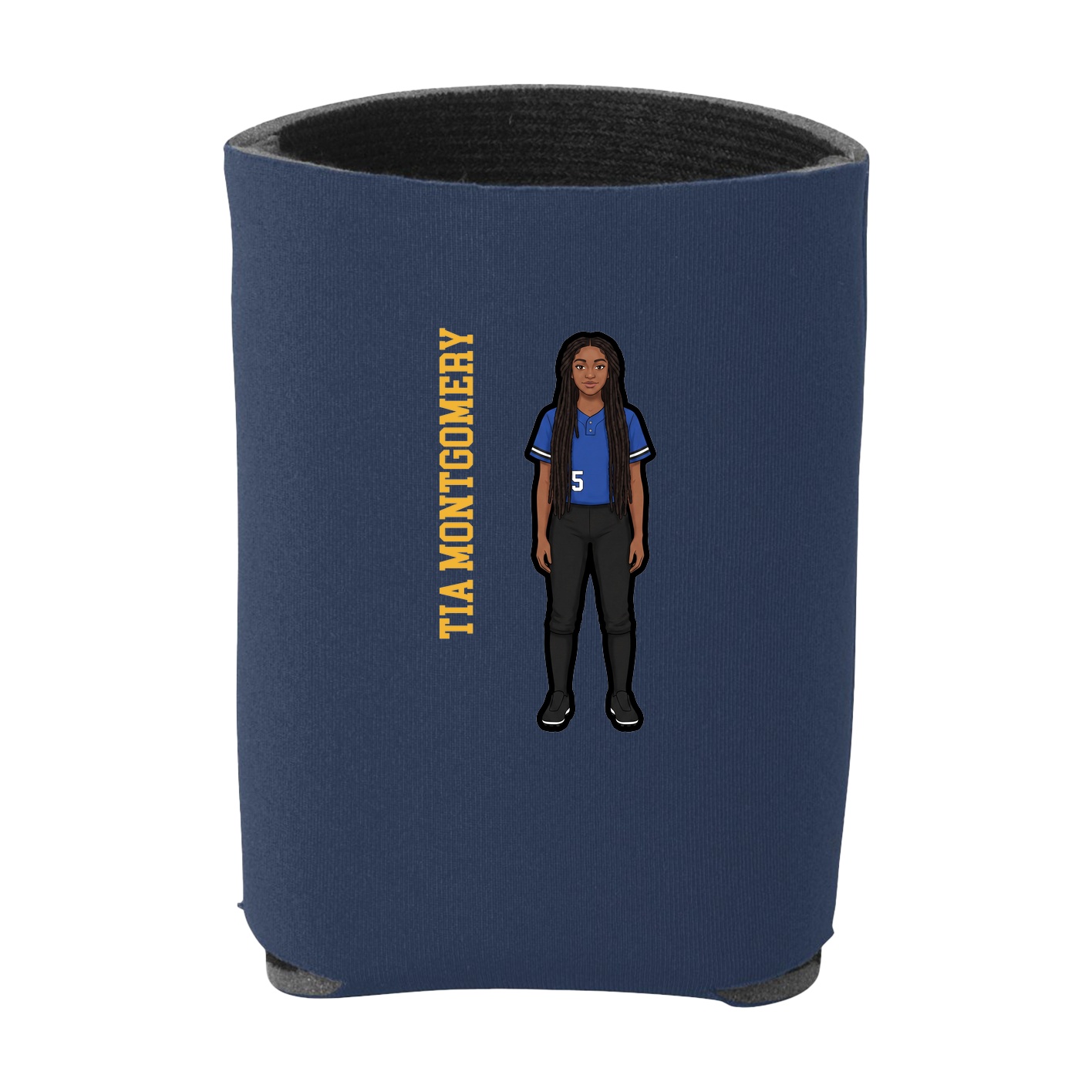 Can Holder — Name Vertical in Navy