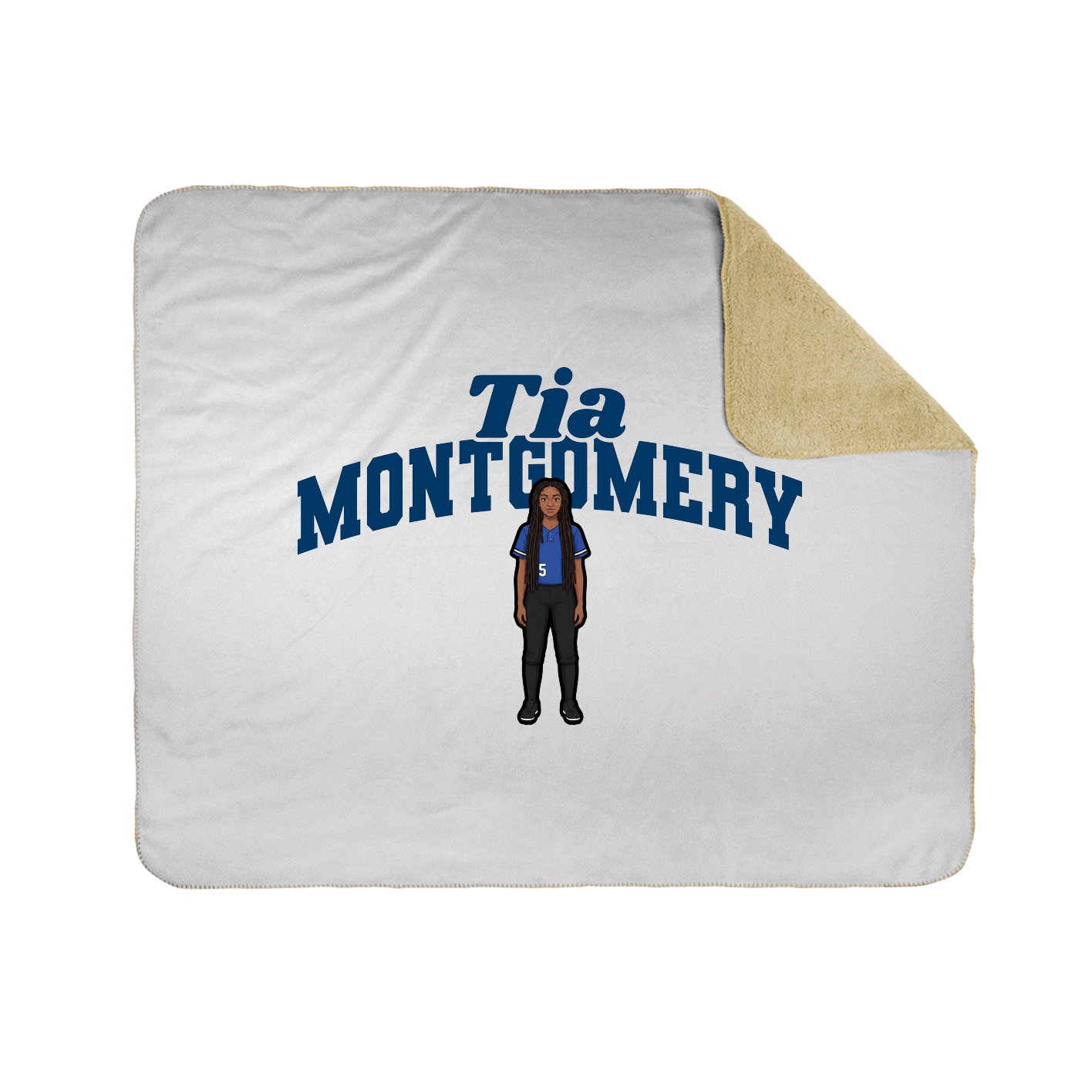 Throw Blanket — Signature Arch in White