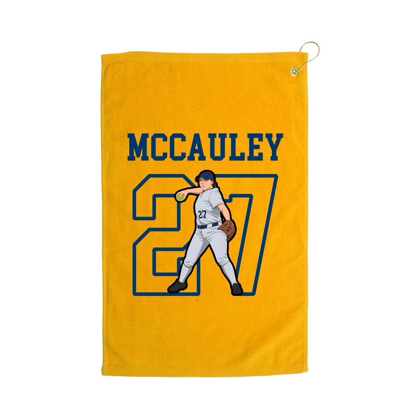 Golf Towel — Shirsey in Gold