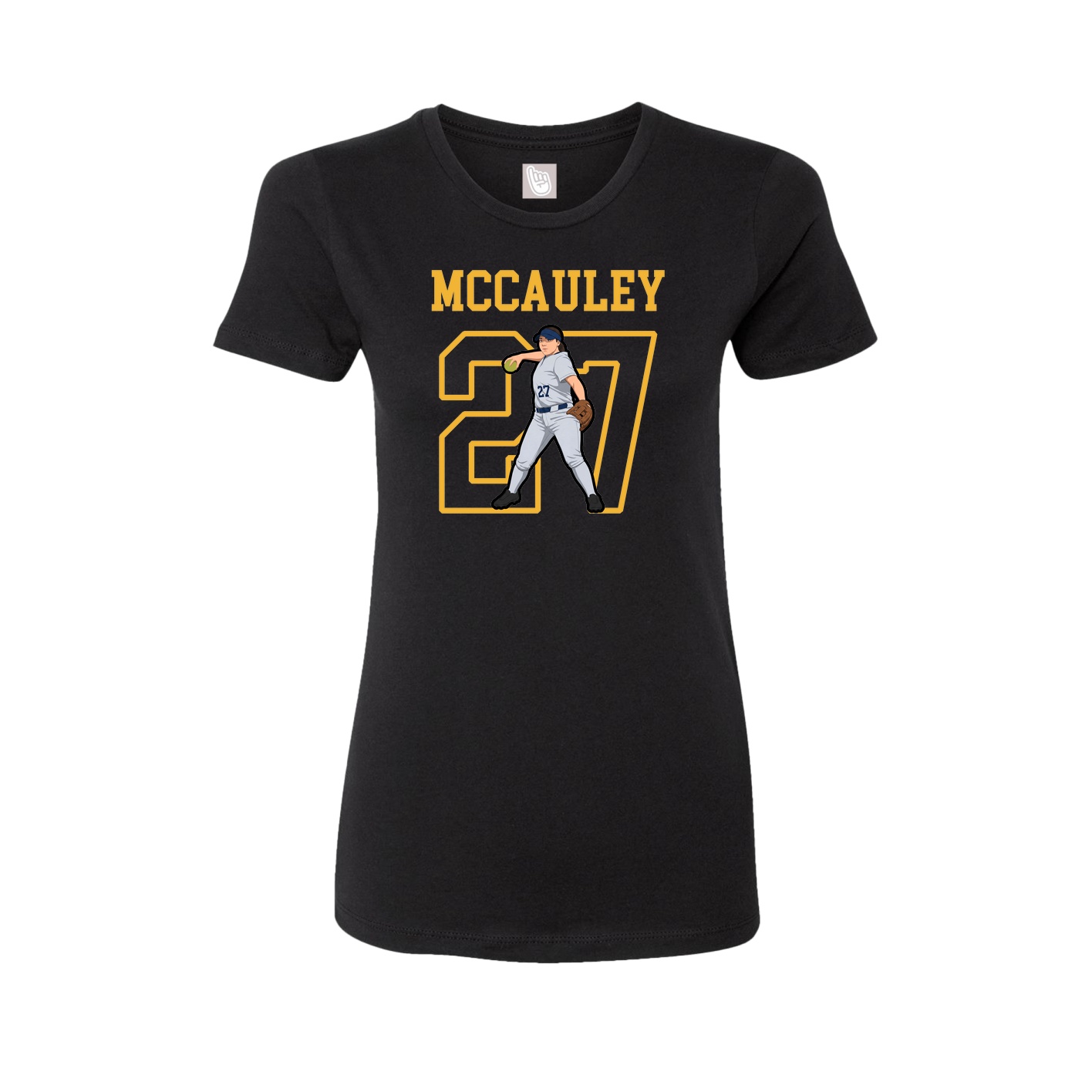 Fitted Women's Tee — Shirsey in Black
