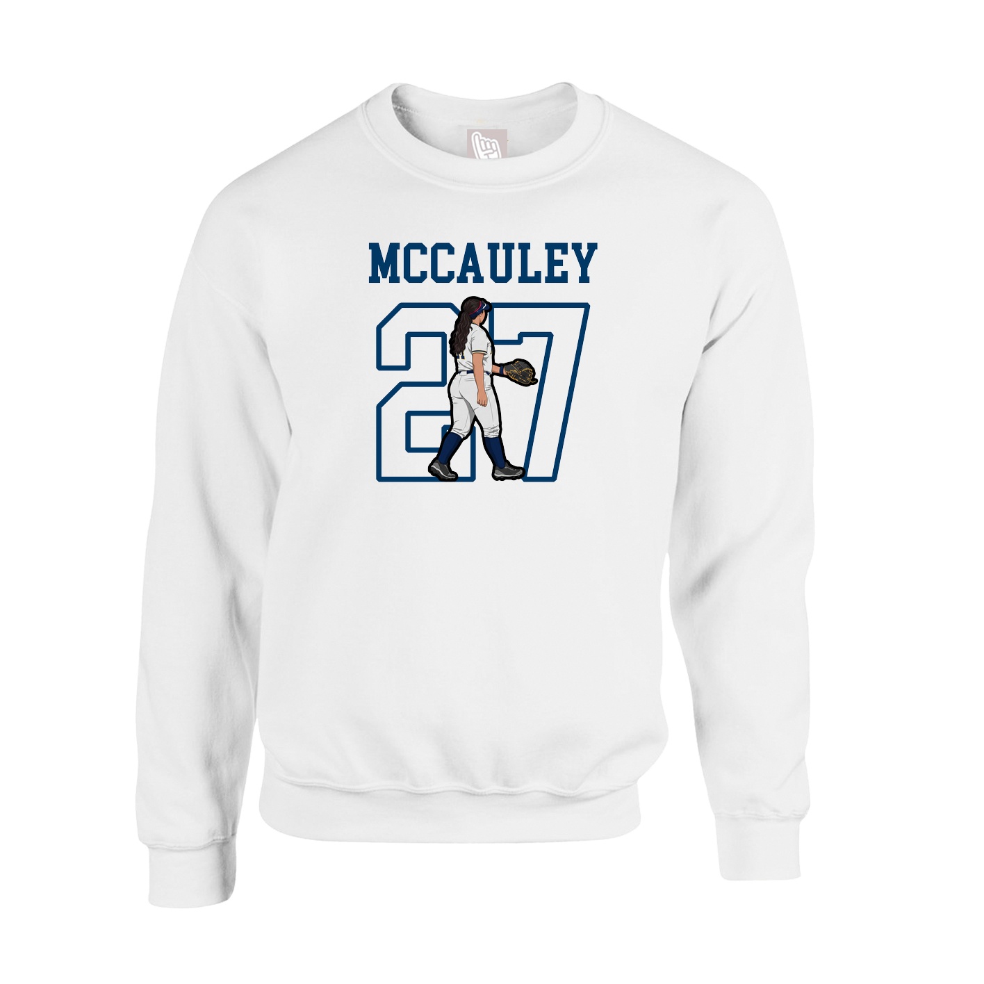 Fleece Crew — Shirsey in White