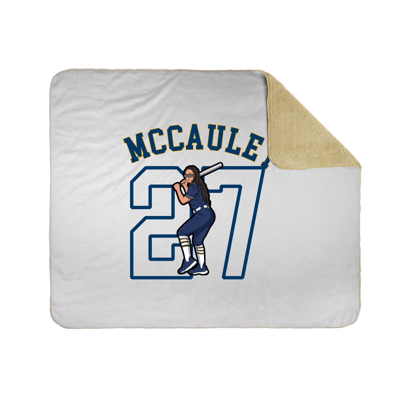 Throw Blanket — Shirsey Arch in White