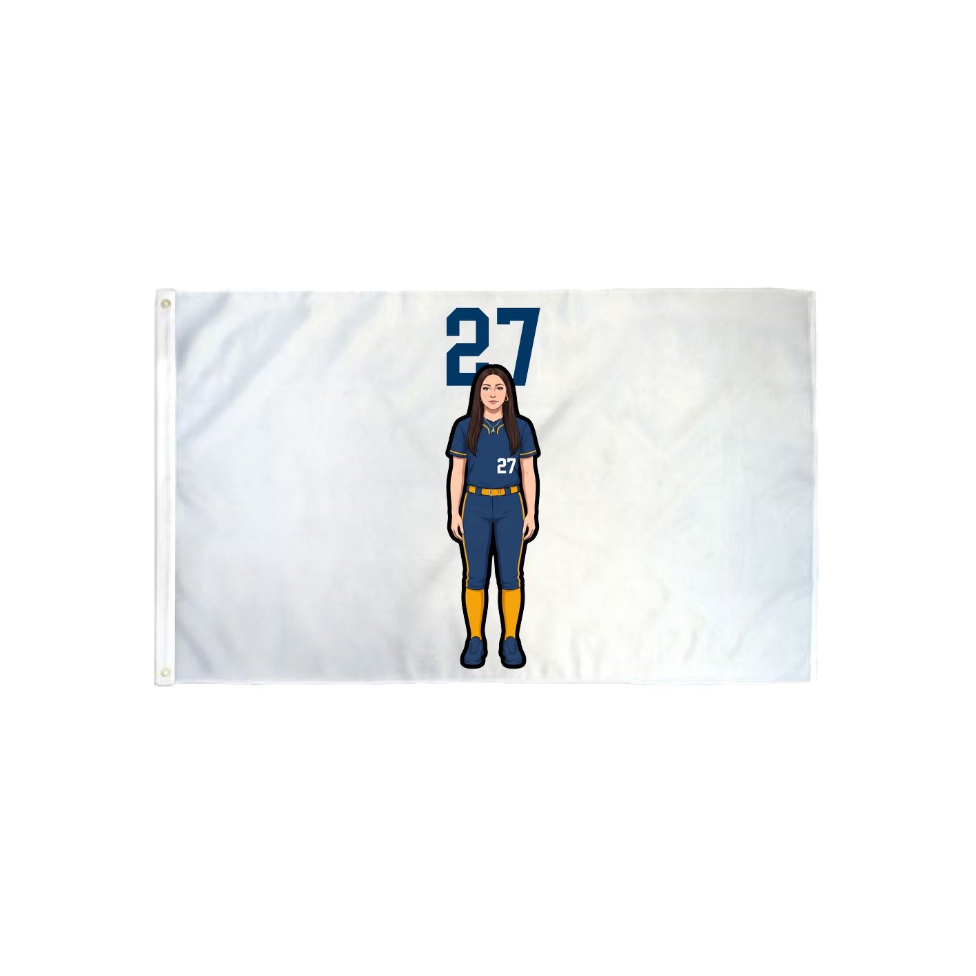3x5 Flag — Number Top in Classic