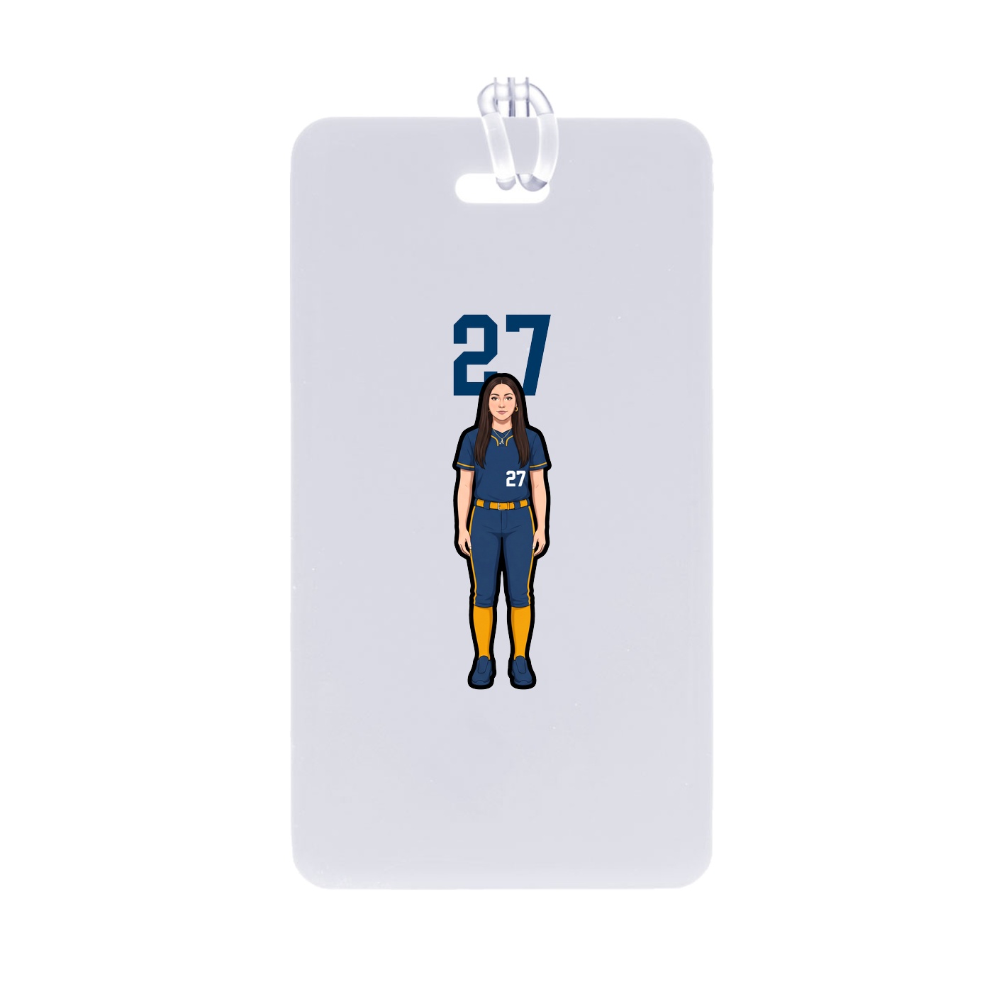 Bag Tag — Number Top in Classic