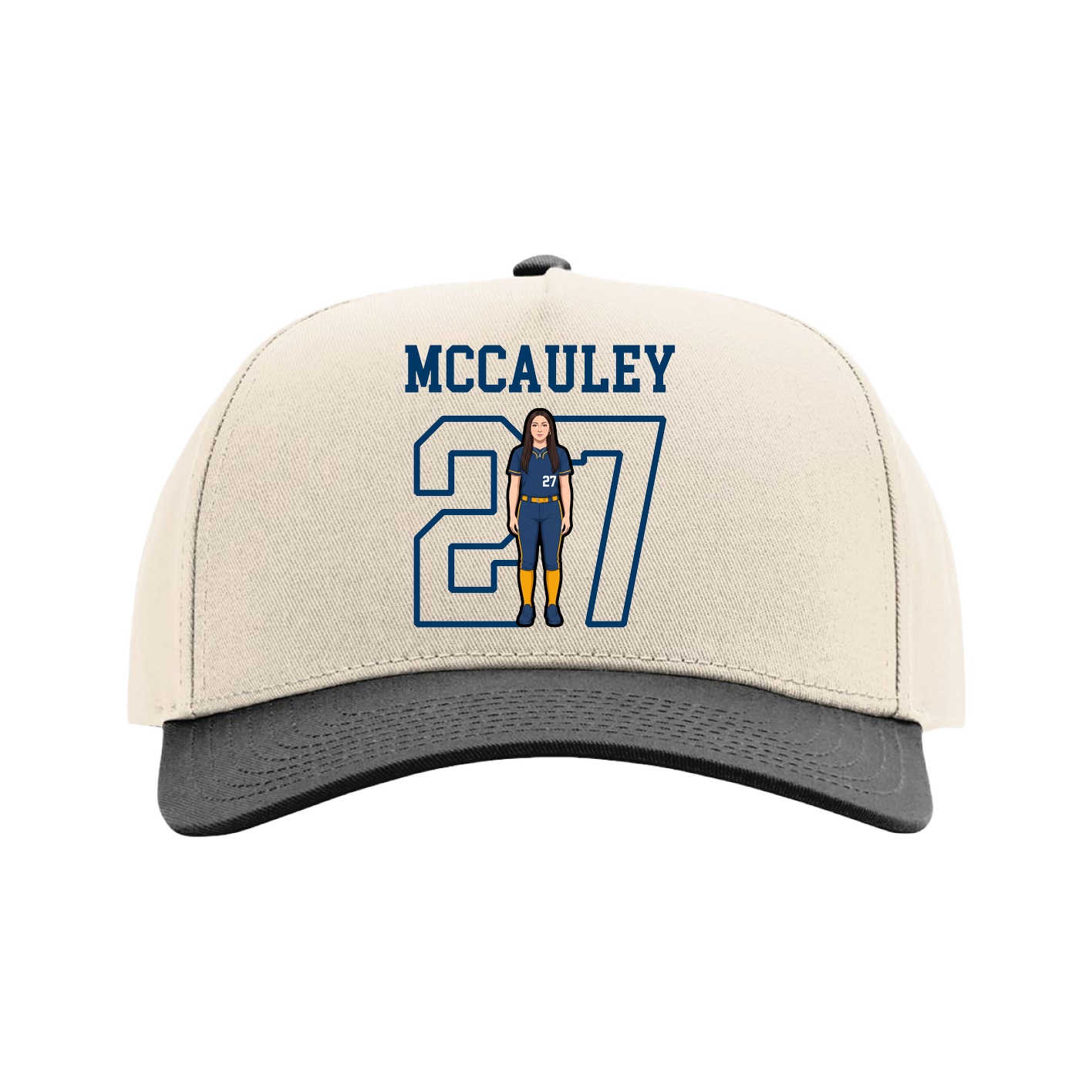 Full Fabric Five-Panel Champ Cap
