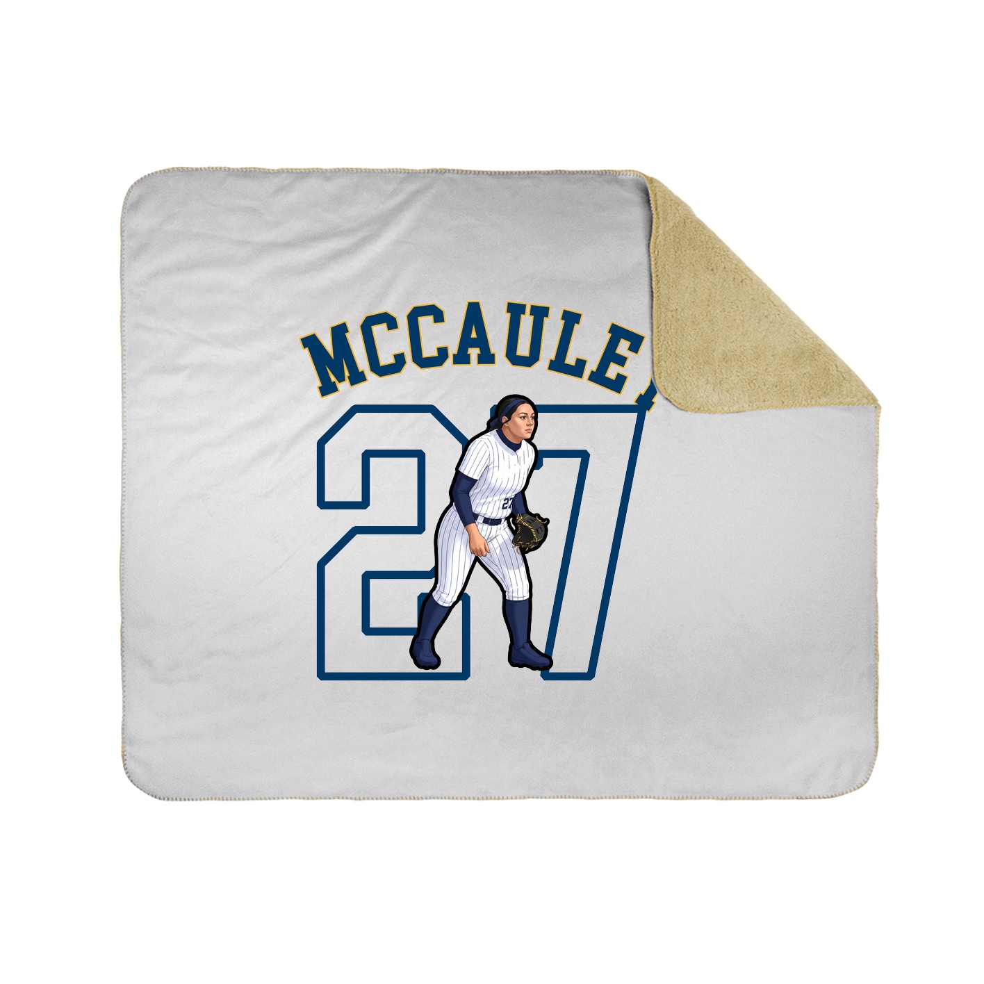 Throw Blanket — Shirsey Arch in White