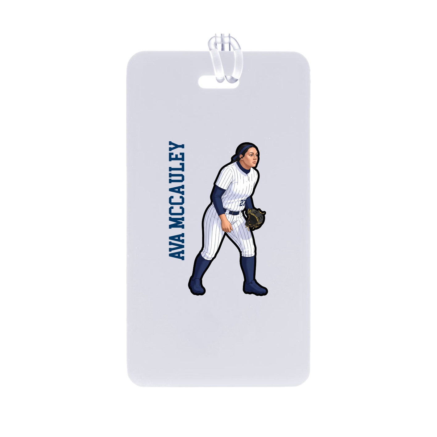 Bag Tag — Name Vertical in Classic